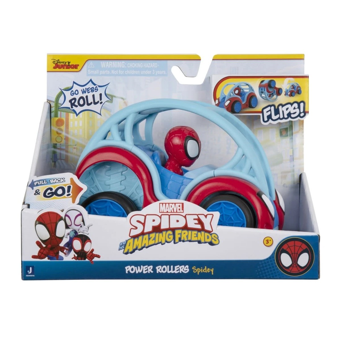 5 Disney Junior Marvel Spidey and His Amazing Friends Power Rollers Spidey Vehicle - Assorted, 5 of 7