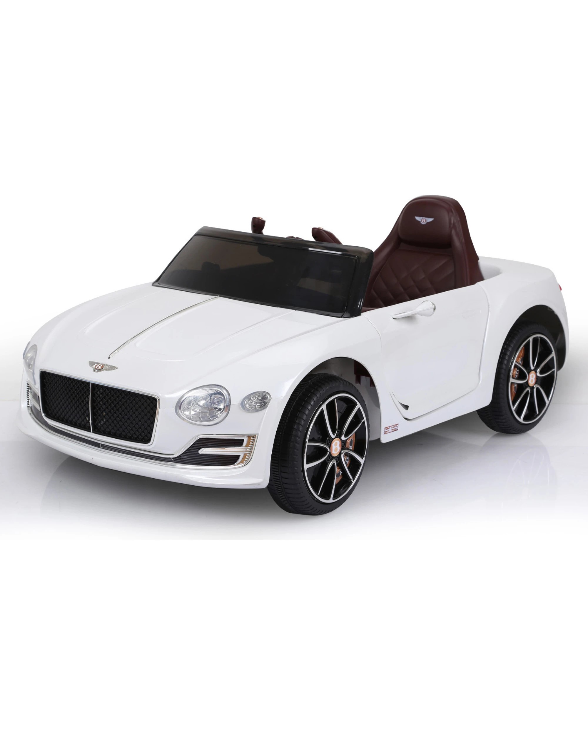 1 Kahuna Bentley Exp 12 Speed 6E Licensed Kids Ride On Electric Car - White, 1 of 9
