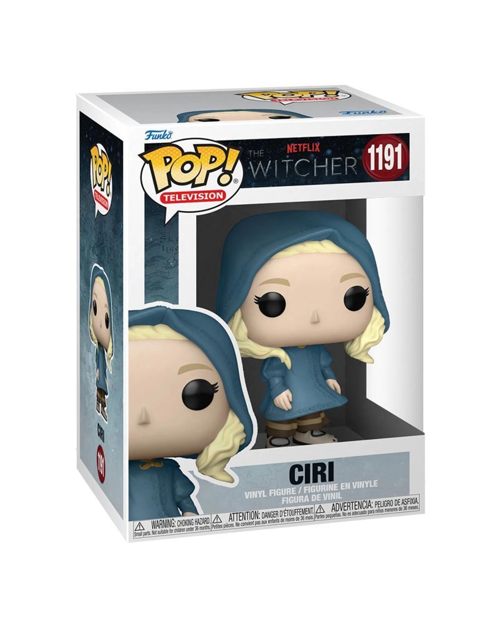 3 Pop Vinyl Figurine The Witcher TV - Ciri 10cm Vinyl Collectible Toy Display - Multi, 3 of 3
