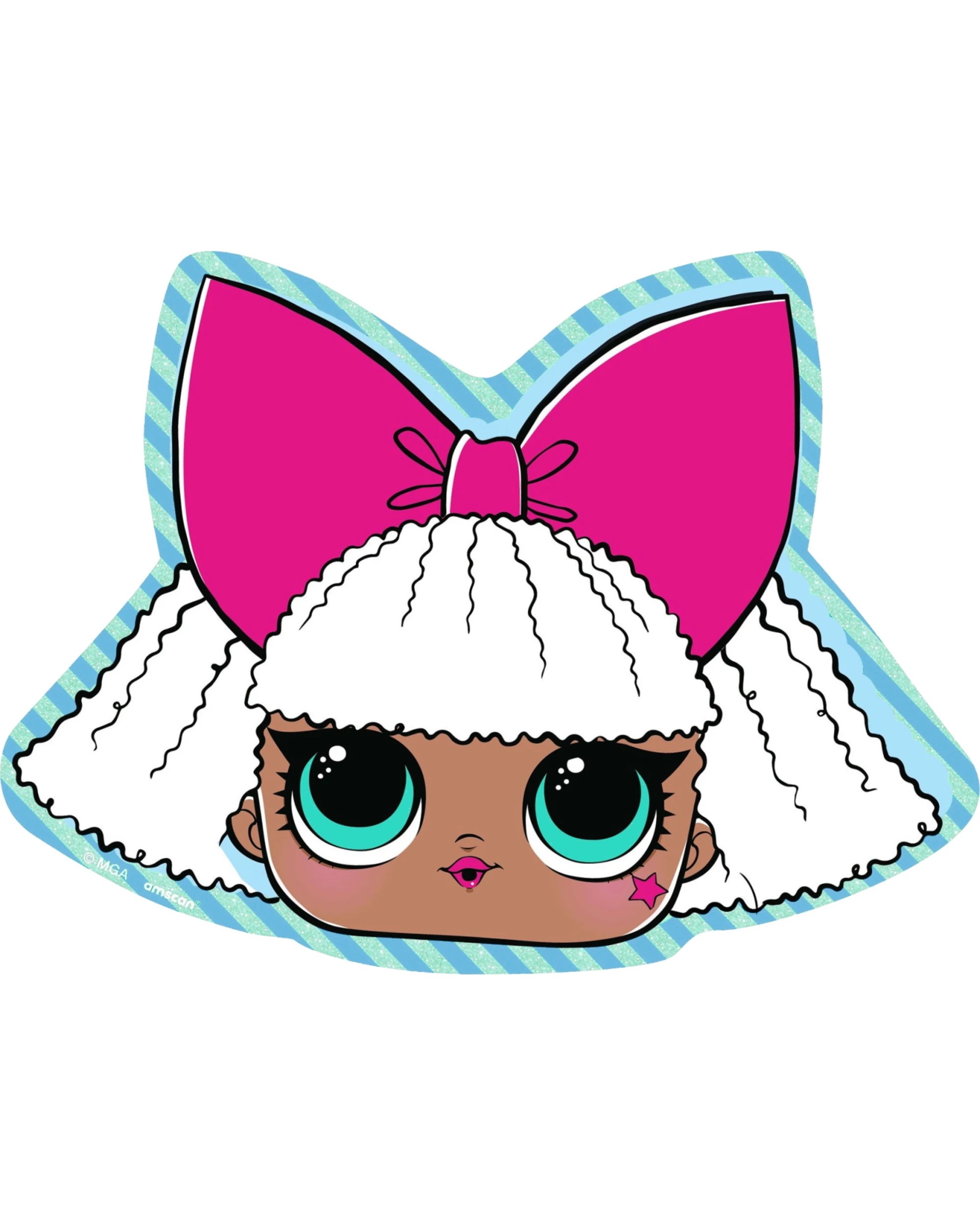 1 Amscan Inc. LOL Surprise Together 4 EVA Diva Paper Plates Pack of 8, 1 of 1