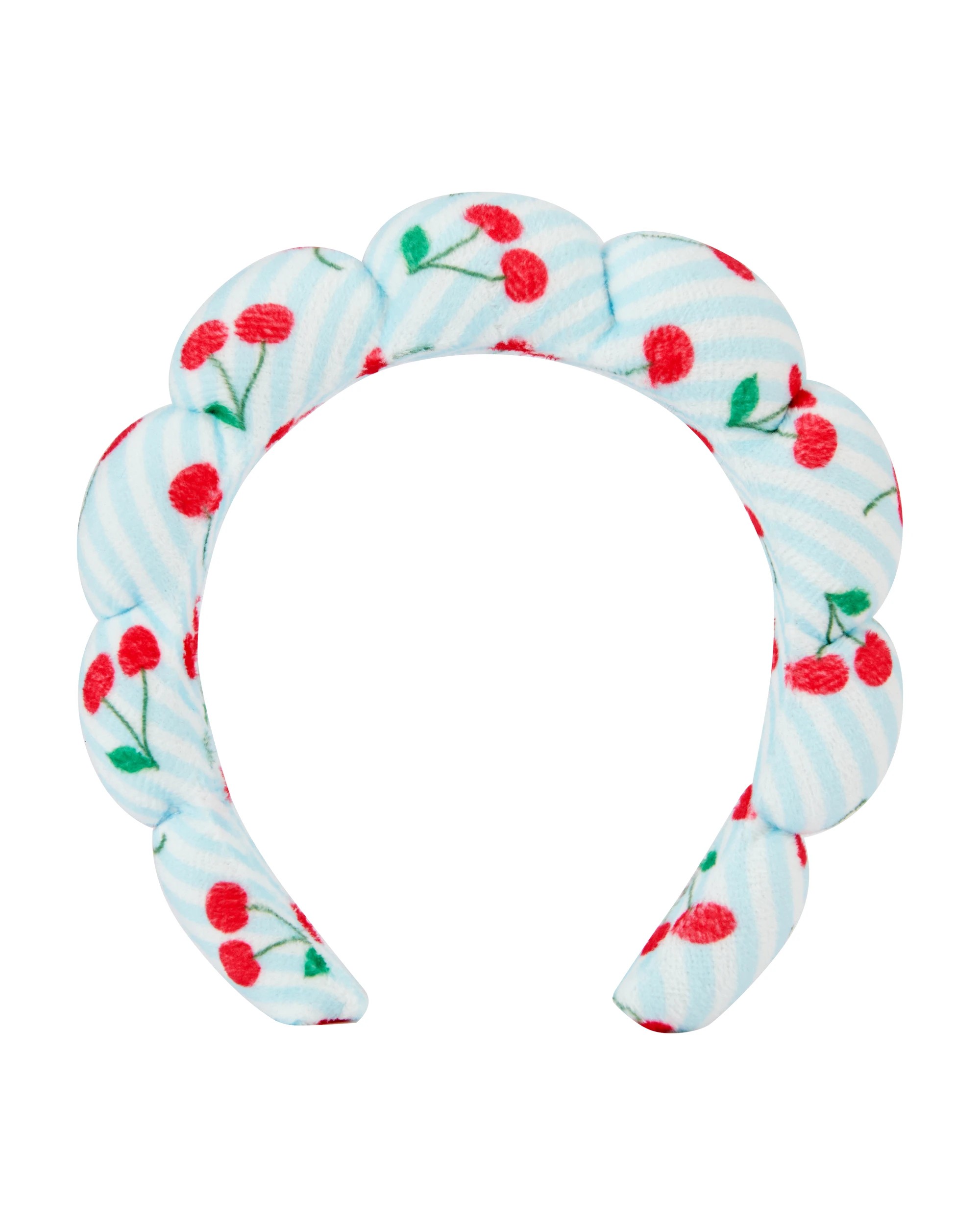 3 OXX Bodycare Scallop Shaped Beauty Headband - Cherry, 3 of 4
