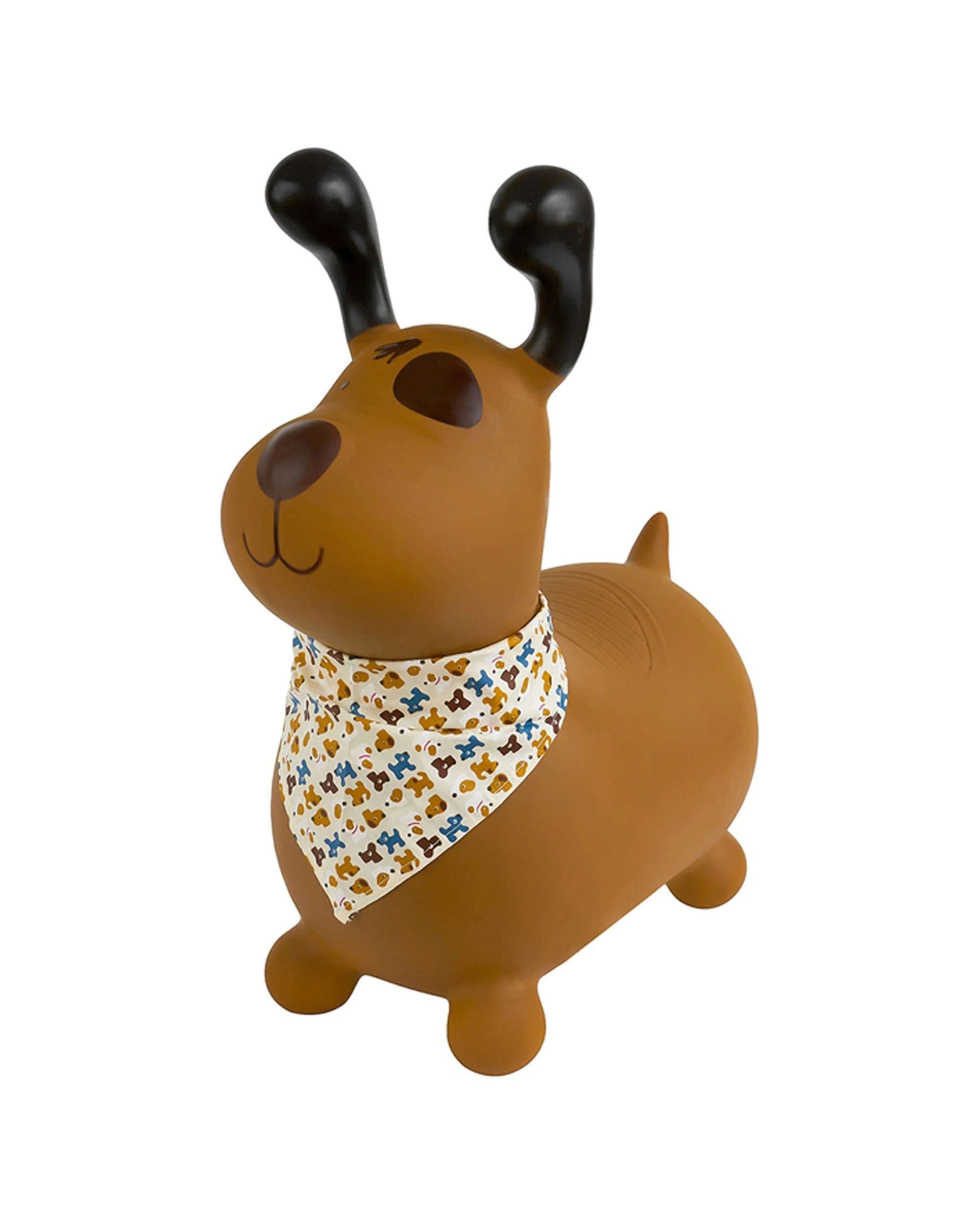 1 Kaper Kidz Bouncy Rider Pudding The Dog Kids Ride On Toy 12 Months Plus - Brown, 1 of 9