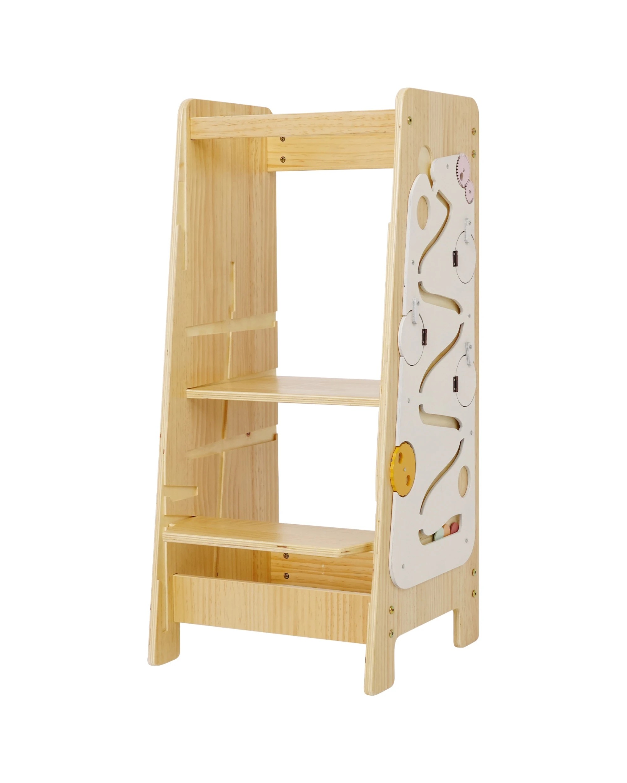 8 Advwin Toddler Kitchen Step Stool Learning Tower Wooden, 8 of 10