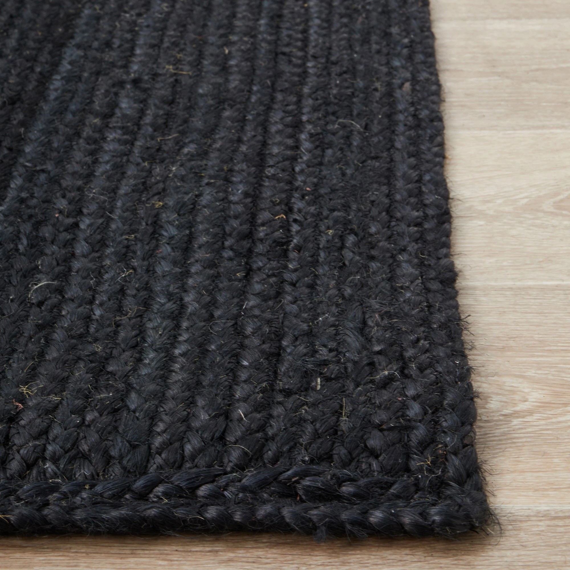 6 Common Ground Rugs Shoreline Black 400x300cm - Extra Extra Large Jute Rug - Black, 6 of 10