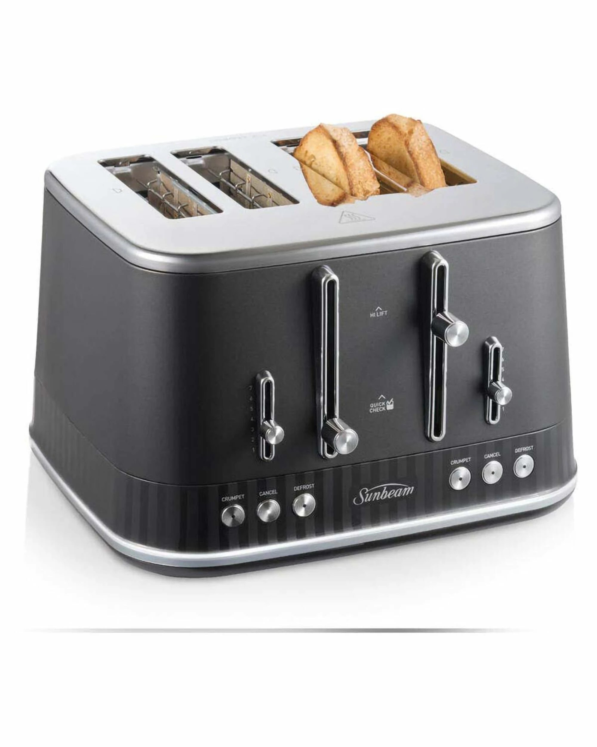 2 Sunbeam French Riviera Collection 4 Slice Toaster - Graphite, 2 of 3