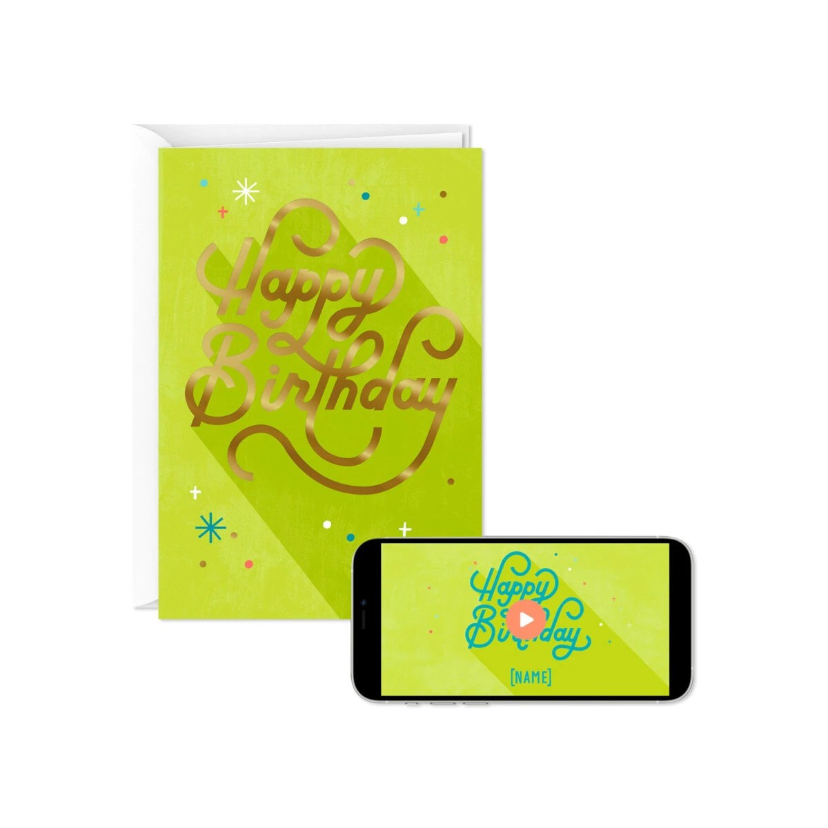4 Hallmark Happy Birthday Script Video Greeting Birthday Card, 4 of 4