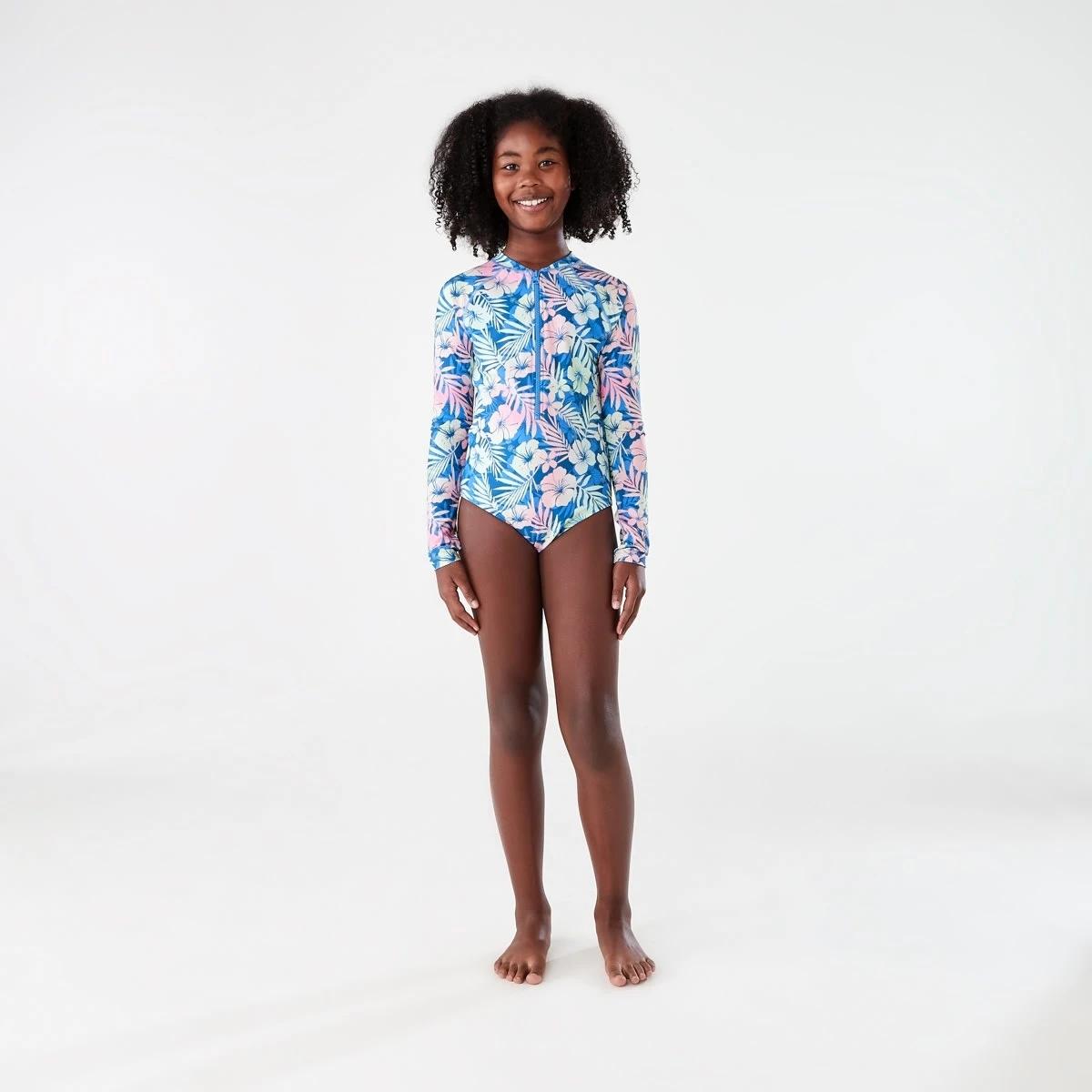 4 Long Sleeve Swimsuit OMBRE TROPICAL LUSH MULTI, 4 of 7