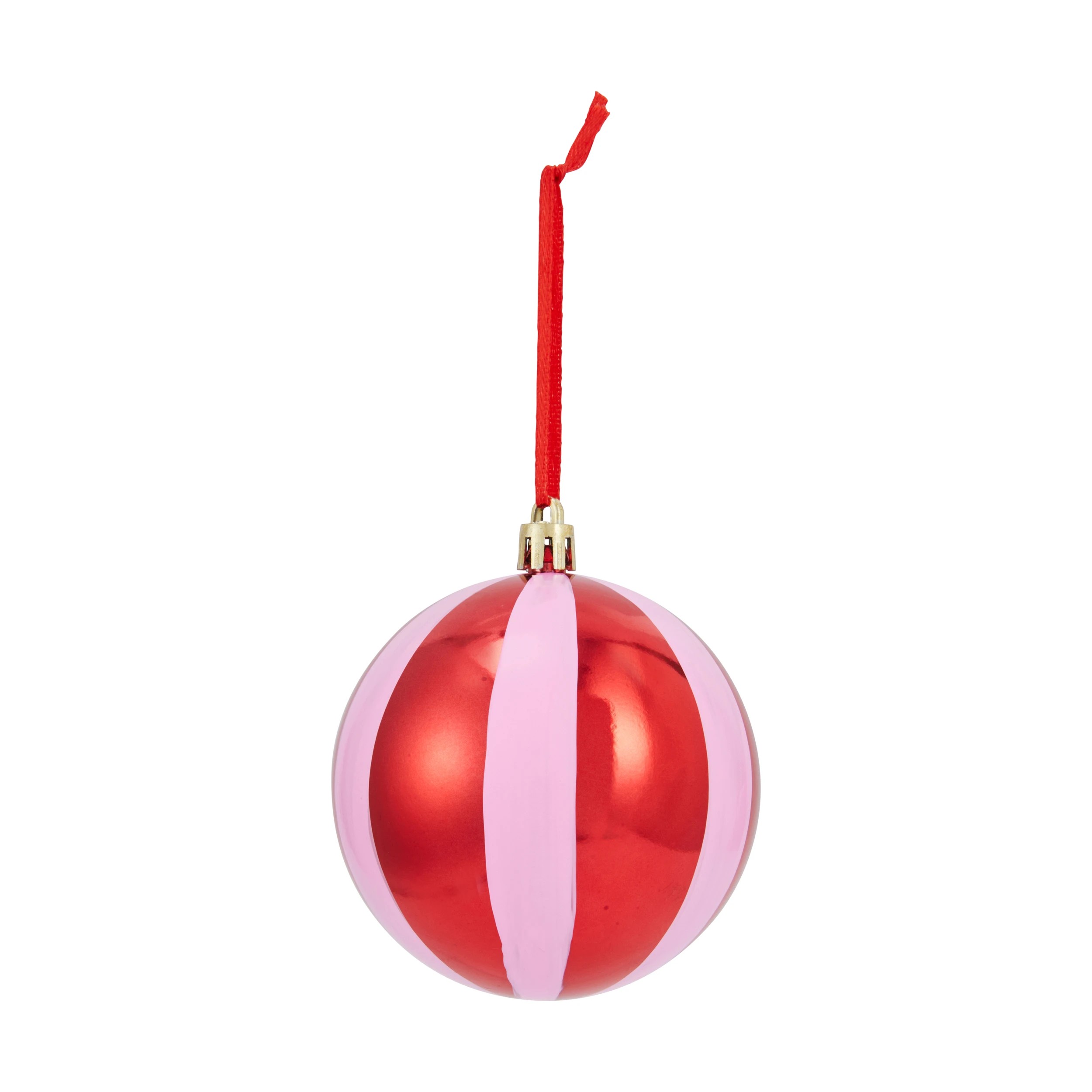 3 Striped Bauble - Assorted, 3 of 7