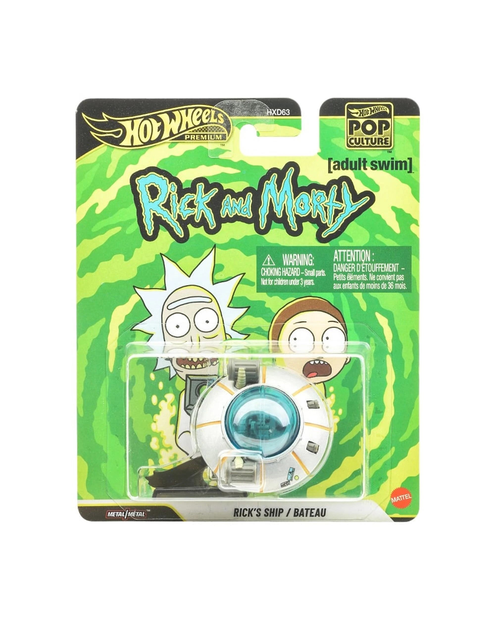 1 Hot Wheels Premium Pop Culture Rick and Morty Rick's Ship Diecast Vehicle, 1 of 3