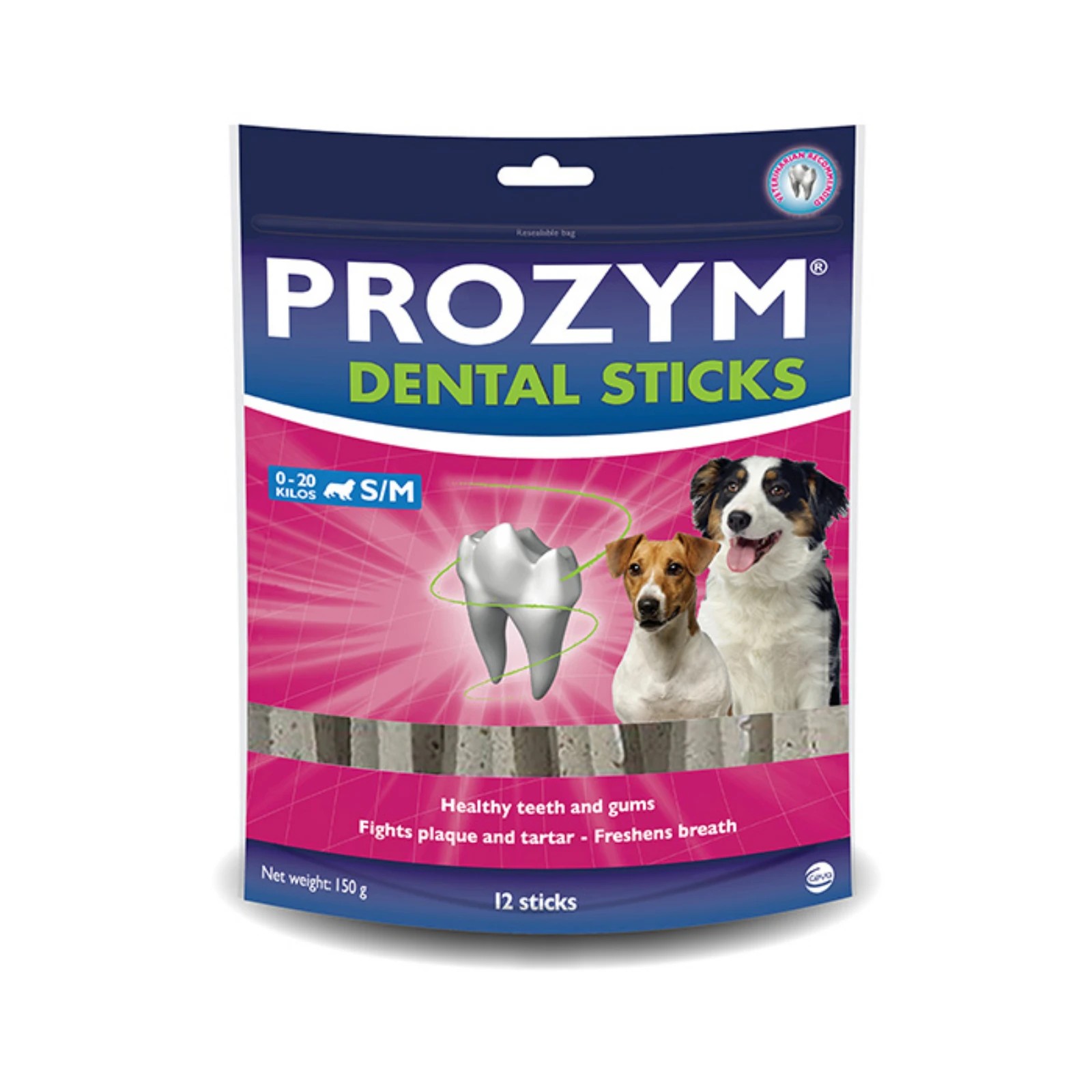 1 Prozym Dental Sticks - Small To Medium / 12 Chews, 1 of 2