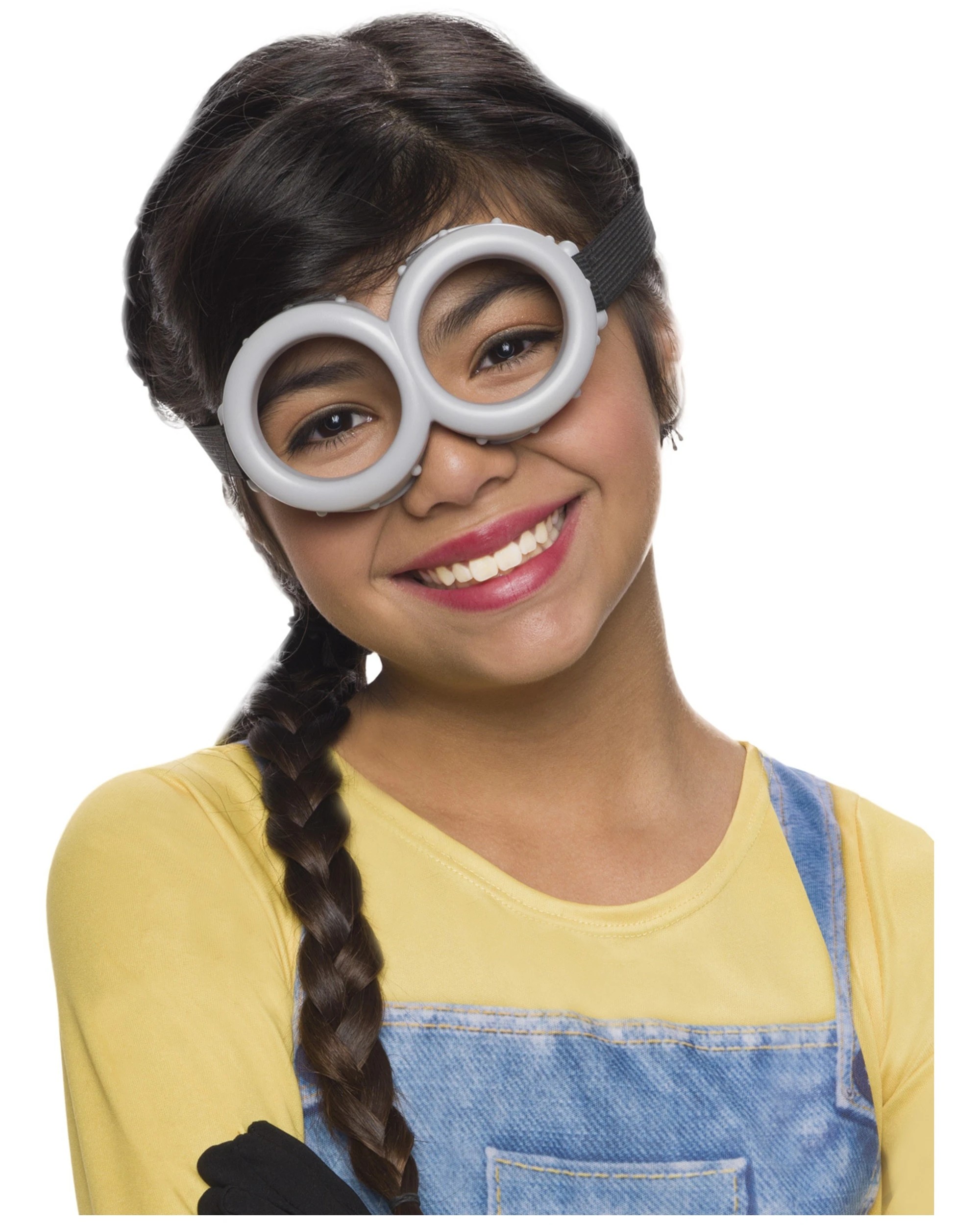 2 Rubies Plastic Minion Goggles Kids Adult Costume Accessory Fit 7 Inch Strap
 - Grey, 2 of 3