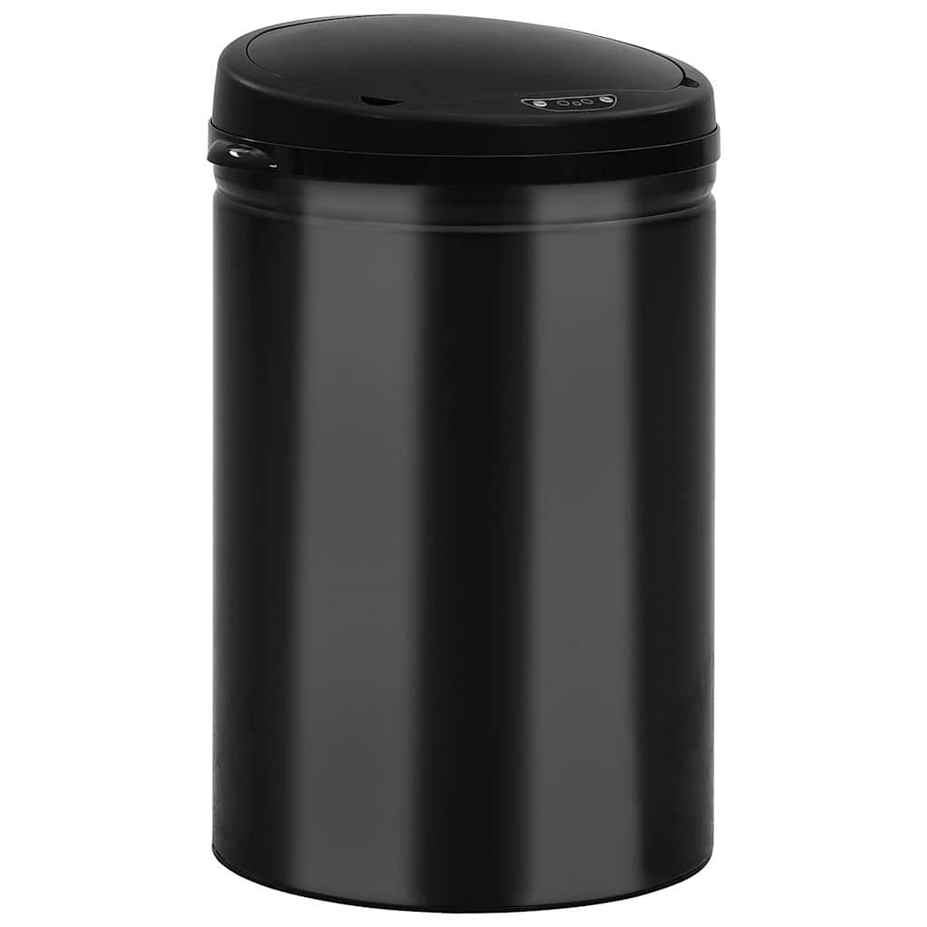 2 Vidaxl Automatic Bin Trash Bin - Black, 2 of 8