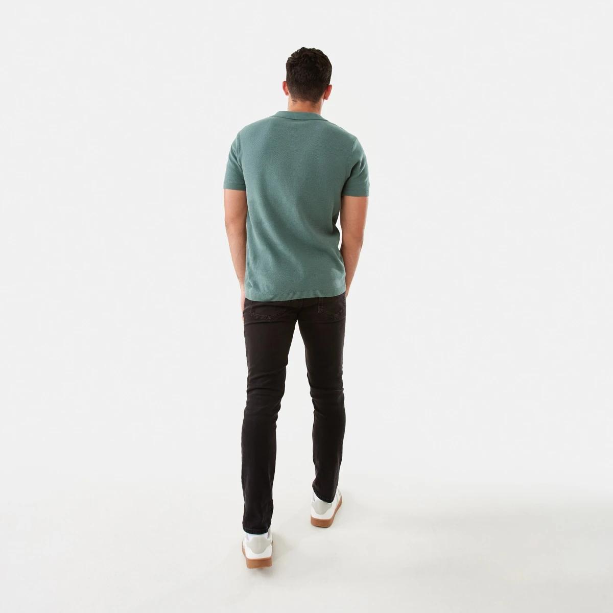 4 Slim Fit Stretch Jeans SOLID BLACK, 4 of 6