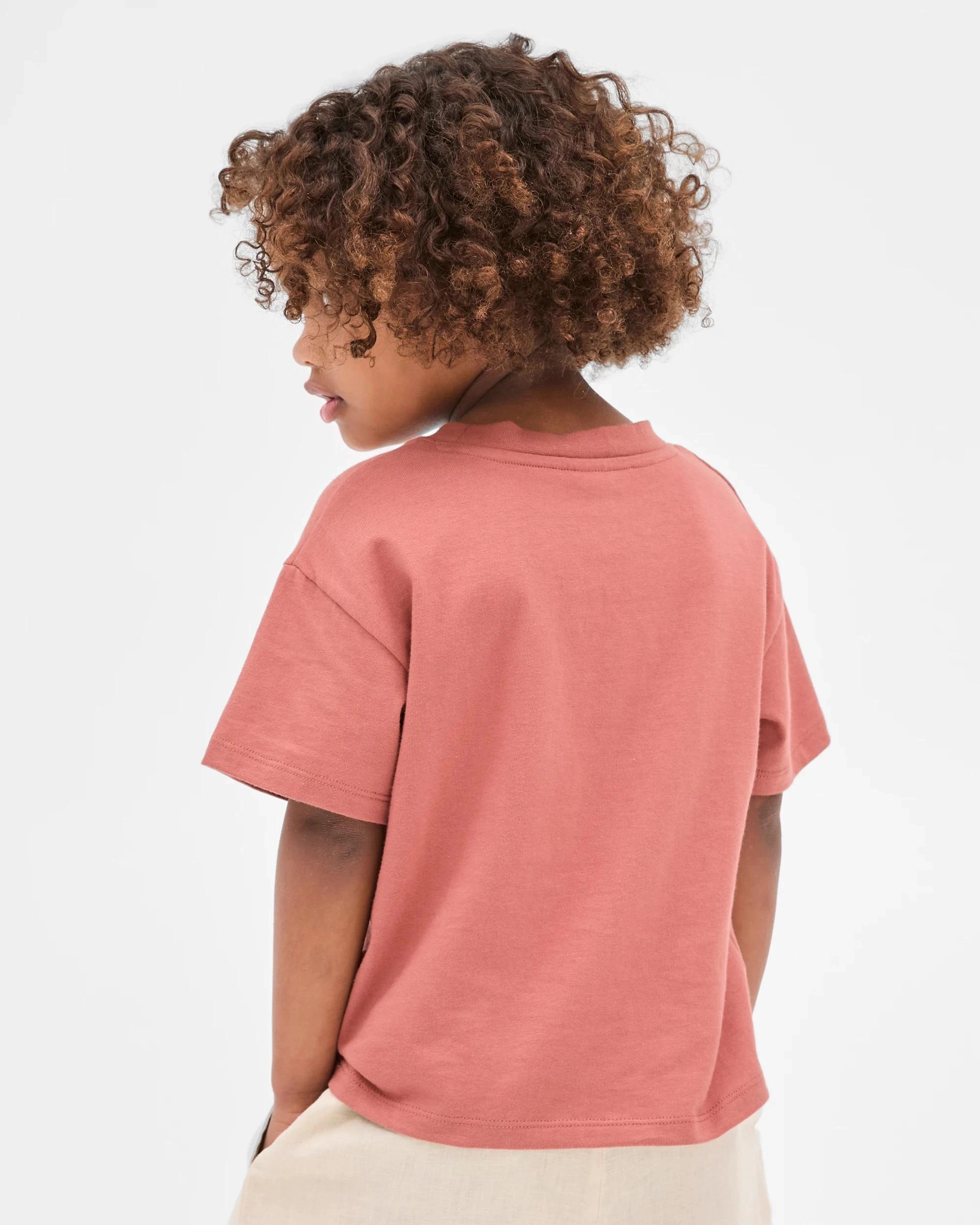 3 Target Australian Cotton Textured Print T-shirt BROWN, 3 of 6