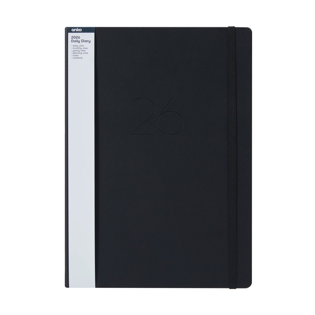 7 2026 Daily Diary - Black, 7 of 8