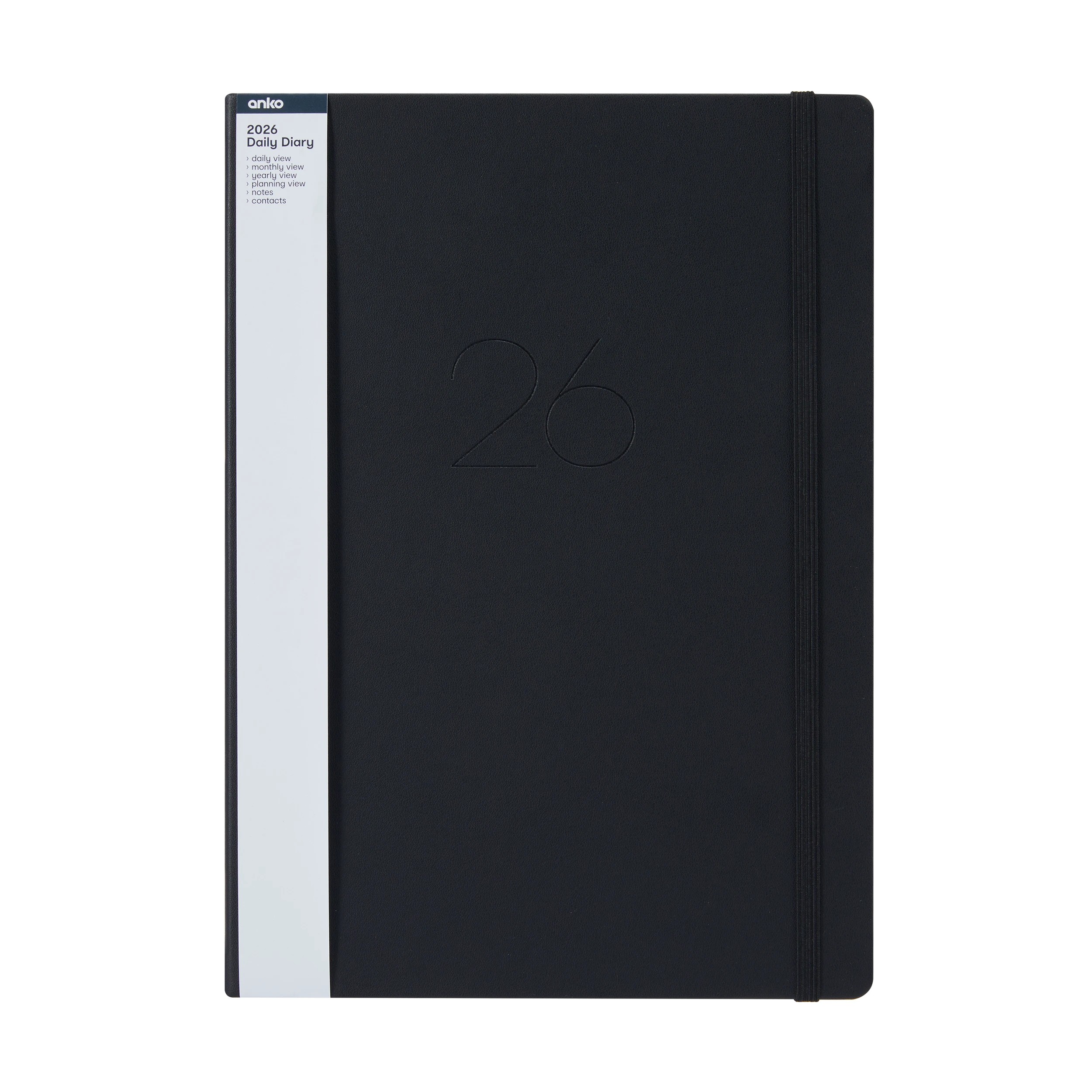 7 2026 Daily Diary - Black, 7 of 8