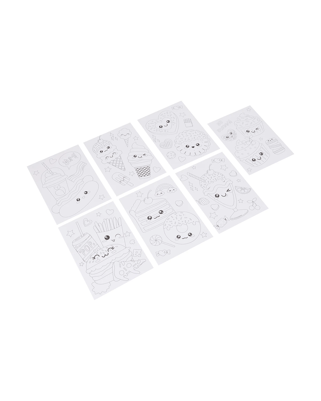 8 Travel Activity Kit - Cute Kawaii Food, 8 of 9