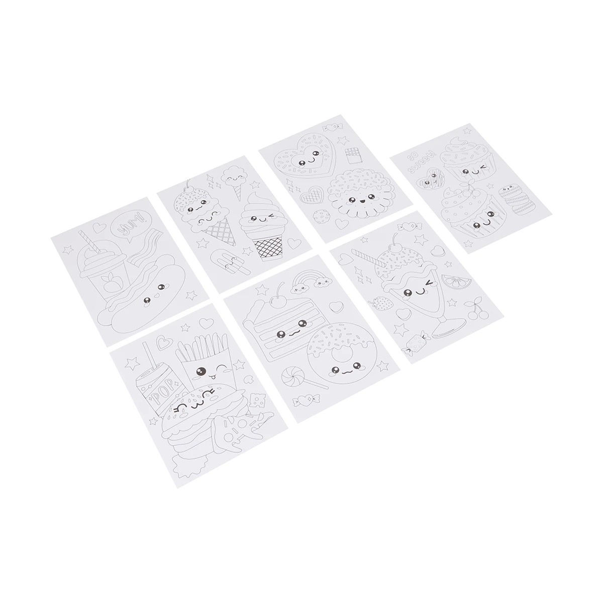 8 Travel Activity Kit - Cute Kawaii Food, 8 of 9