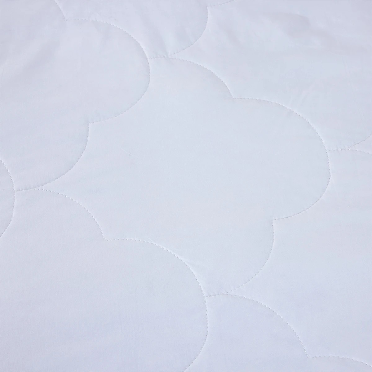 3 Cotton Filled Fitted Mattress Protector - Single Bed, White, 3 of 4