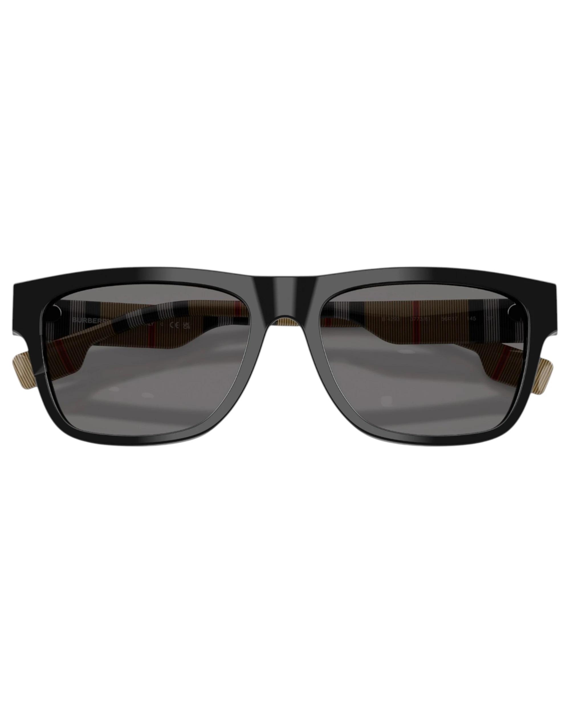 3 Burberry Mens Sunglasses Be4293 Polarised Sunnies BLACK/POLAR GREY, 3 of 4