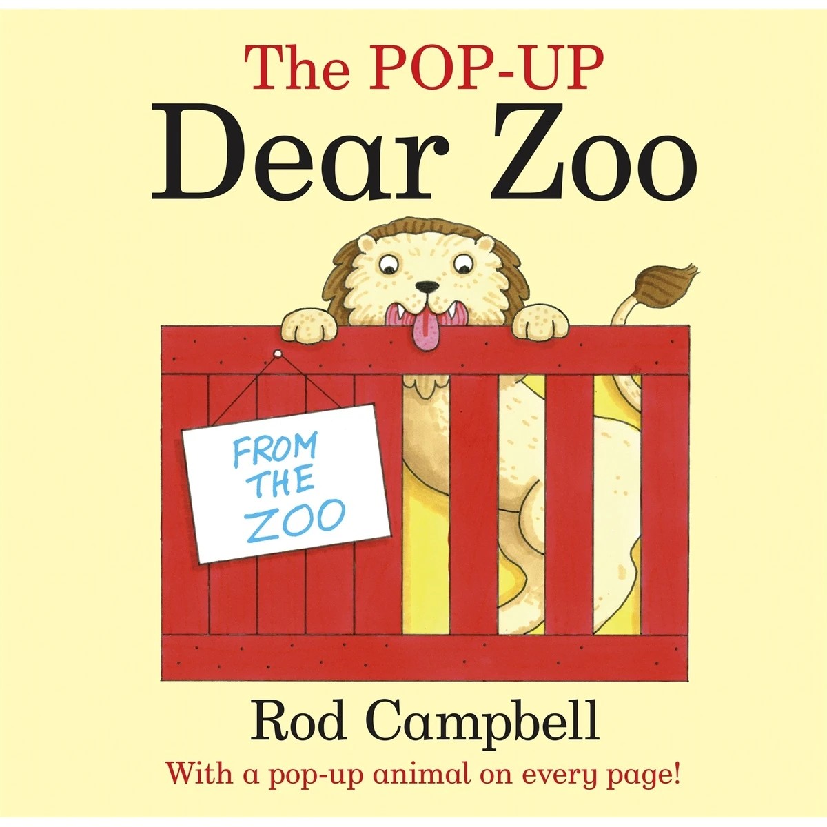 1 The Pop-Up Dear Zoo by Rod Campbell - Book, 1 of 1