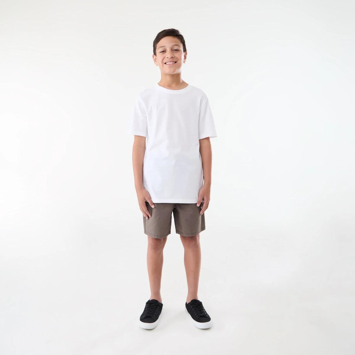 5 Washed Pull On Shorts EAGLE BROWN, 5 of 6