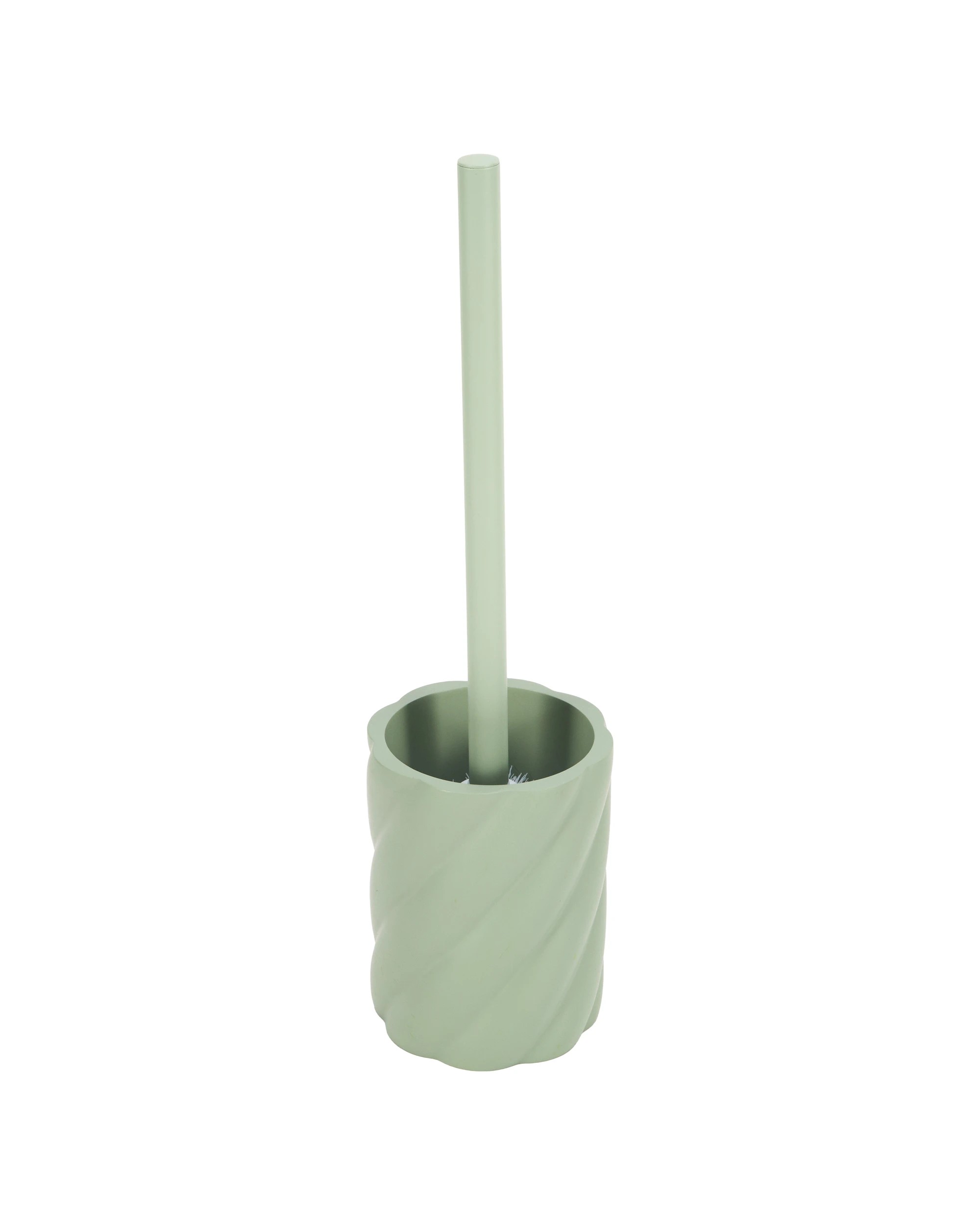 2 Green Swirl Toilet Brush, 2 of 7