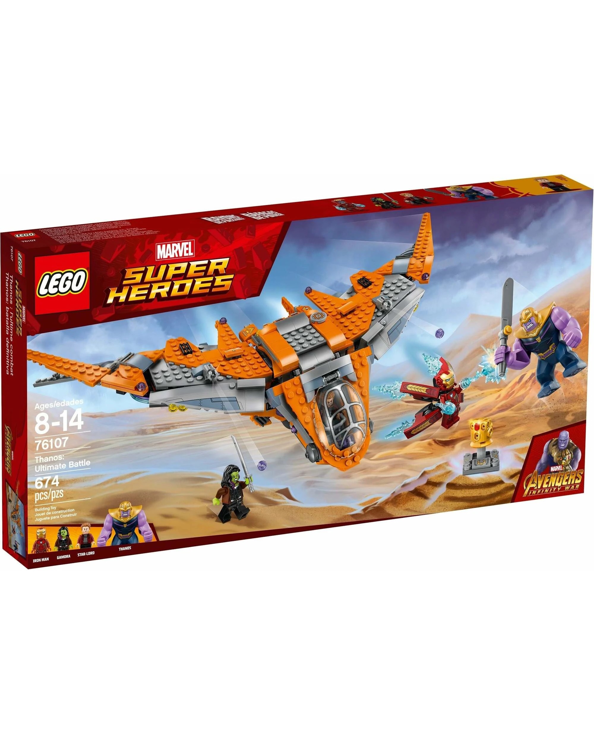 LEGO 76107 Super Heroes Thanos: Ultimate Battle - Kmart