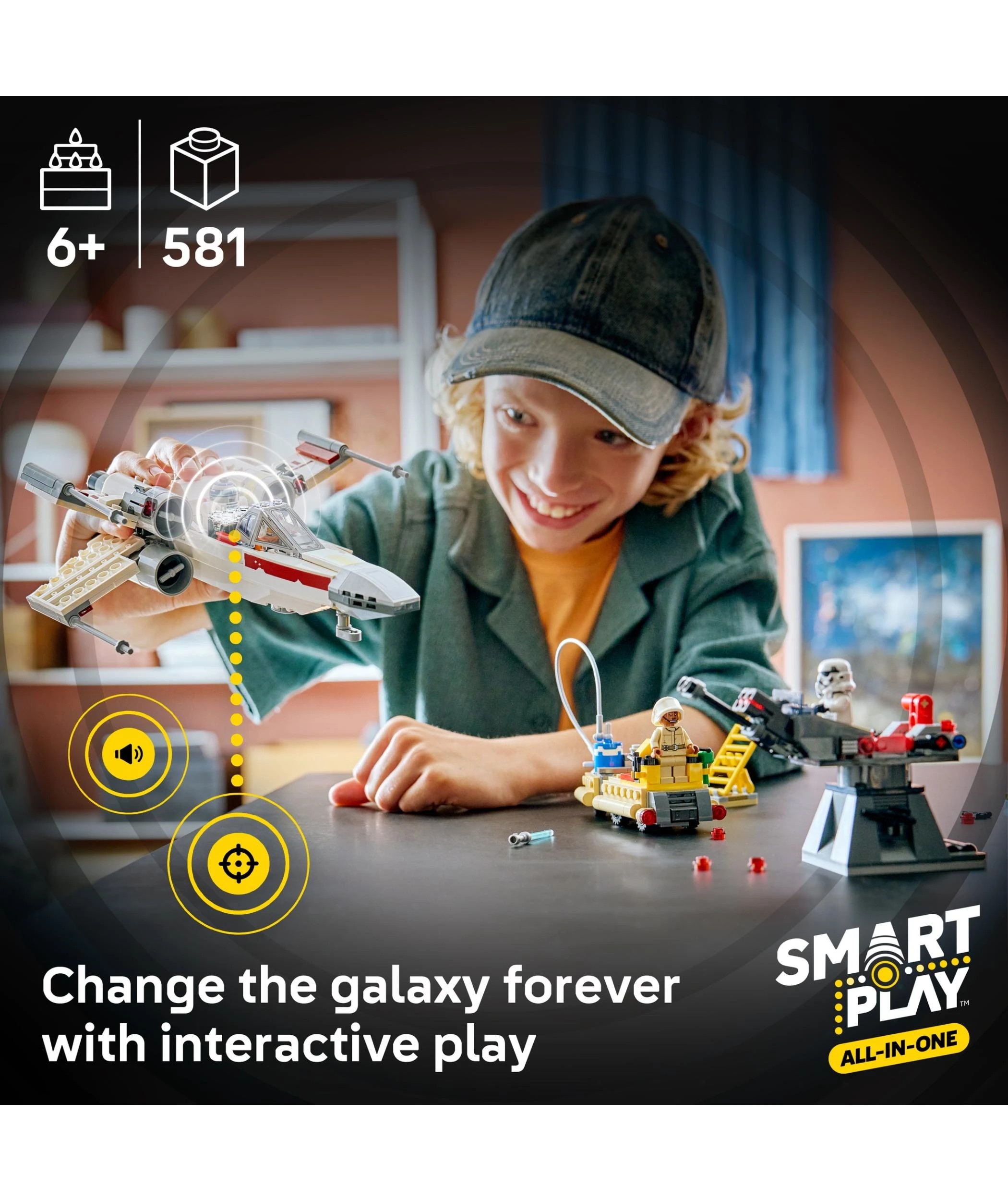 3 LEGO Star Wars SMART Play: Luke's Red Five X-Wing 75423, 3 of 10