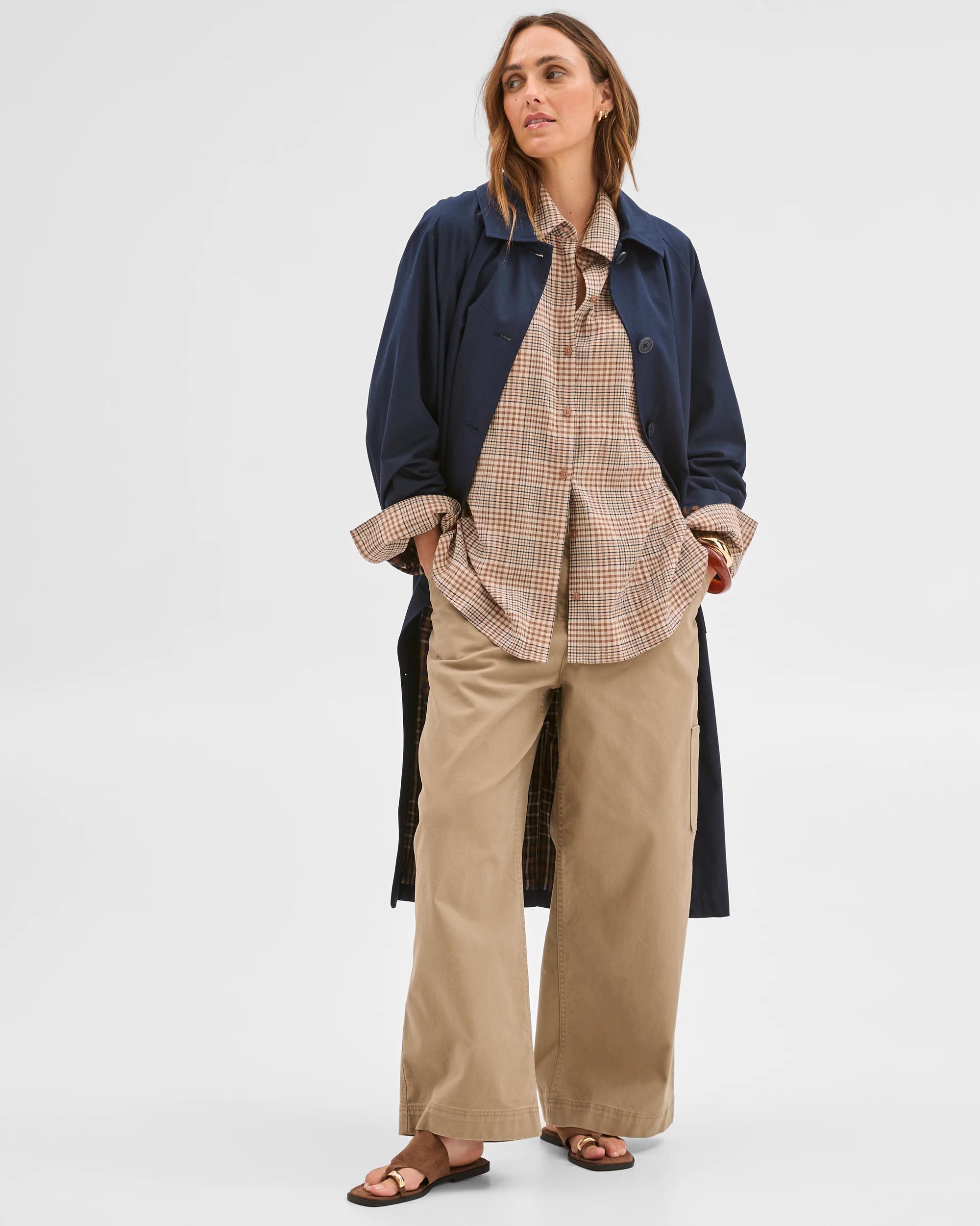 2 Target Woman Australian Cotton Full Length Carpenter Pants LEAD GREY, 2 of 9