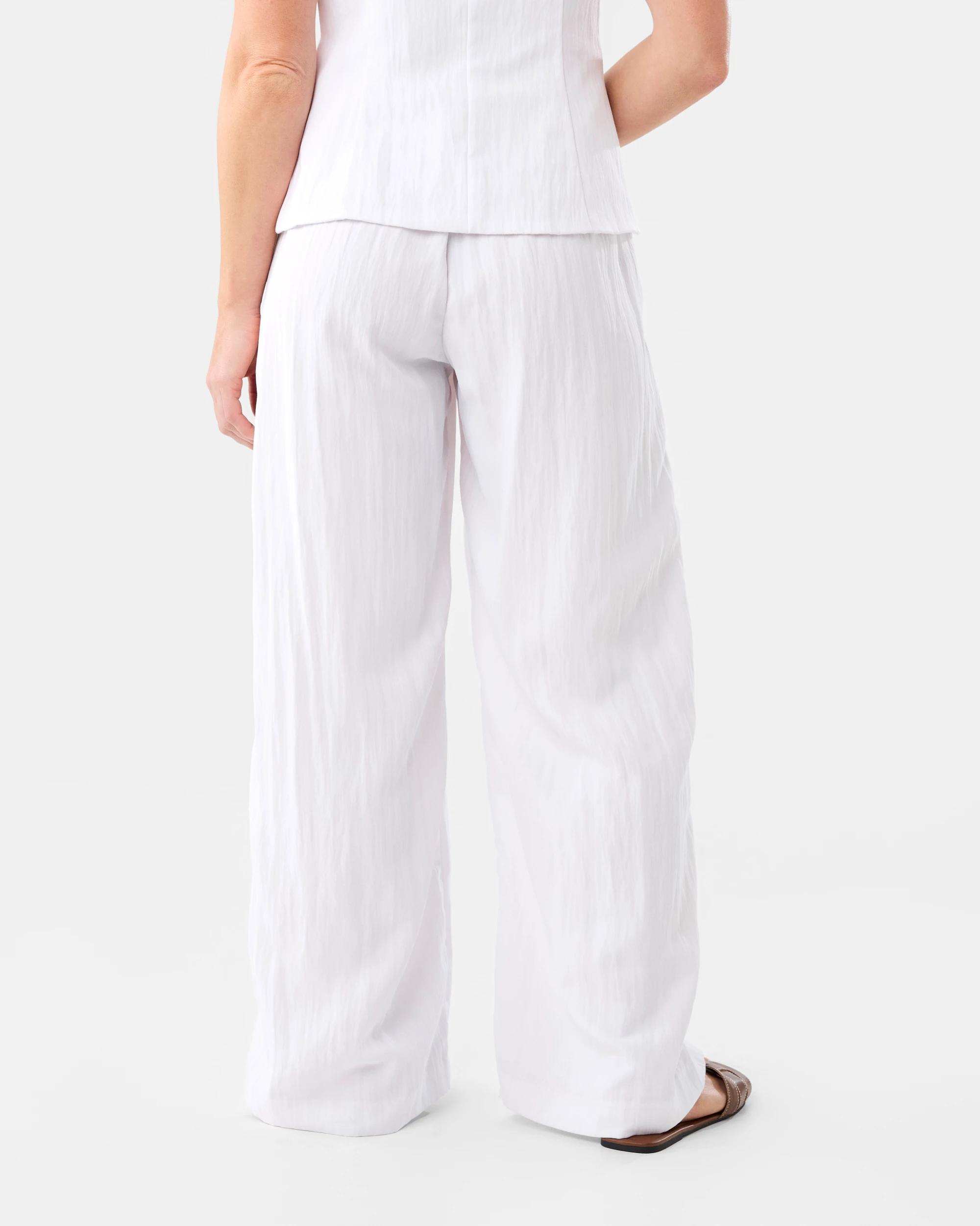 3 Soft Tailored Pants White, 3 of 6