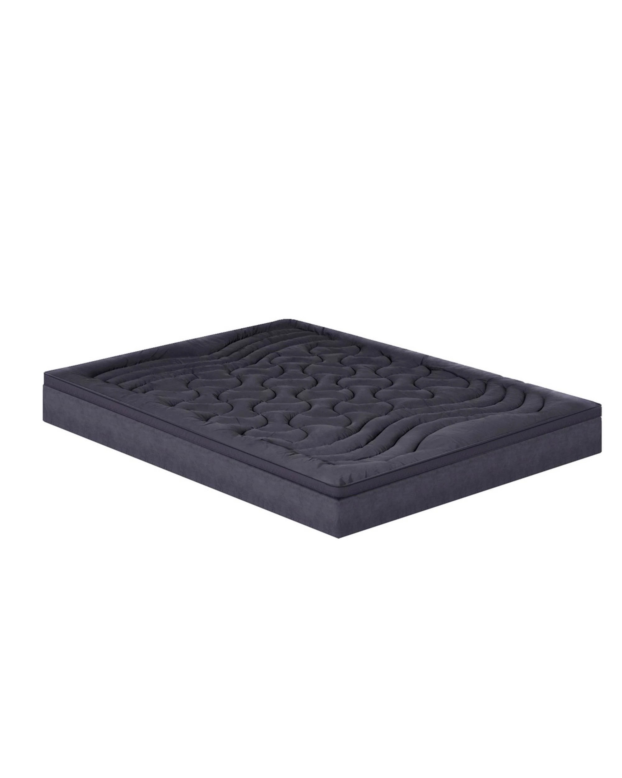 1 Giselle Bedding Mattress Topper Pillowtop 3-zone Single
 - Grey, 1 of 3