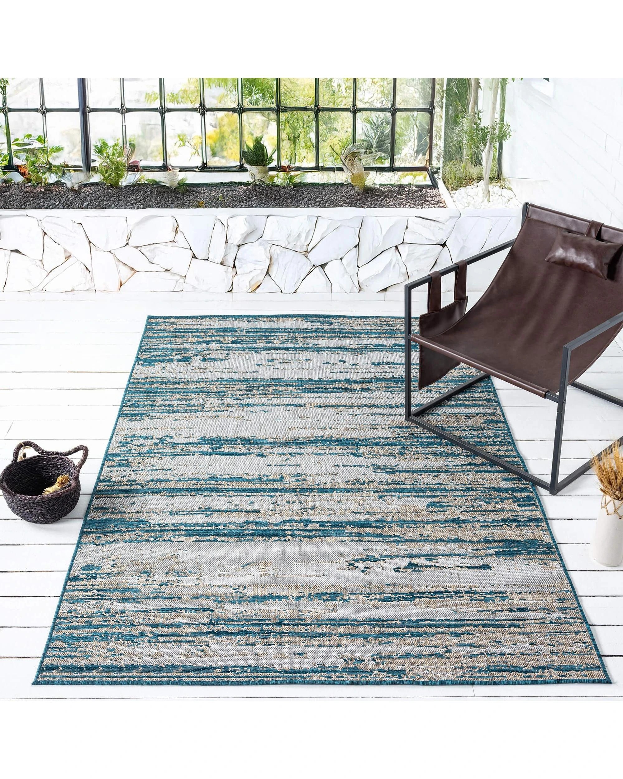 2 La Grace Home Cascade Premium Rug - 300x400cm - Turquoise, 2 of 10