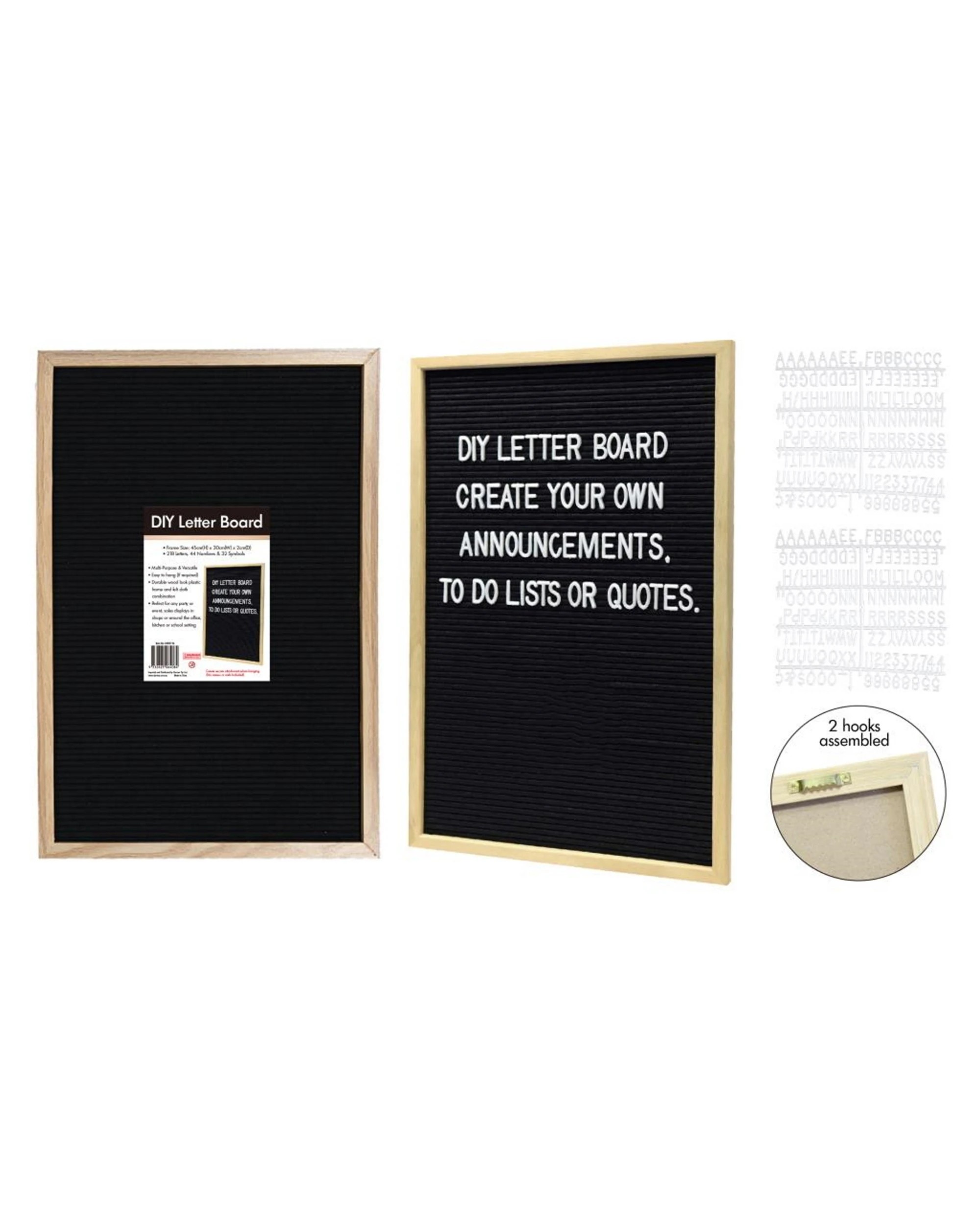 4 Durmaz Letter Board Kit 30cm x 45cm, 4 of 4