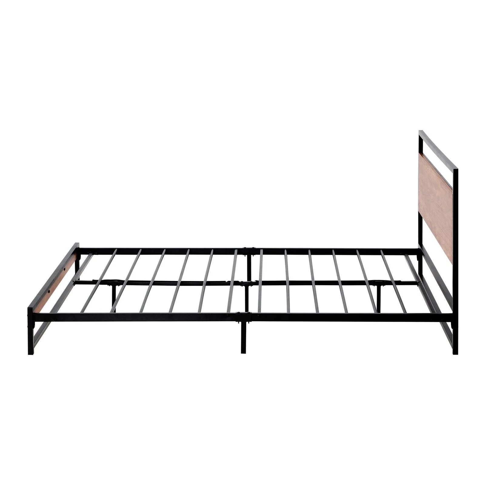 8 Oikiture Metal Bed Frame King Single Size Beds Base Platform Wood
 - Black, 8 of 9