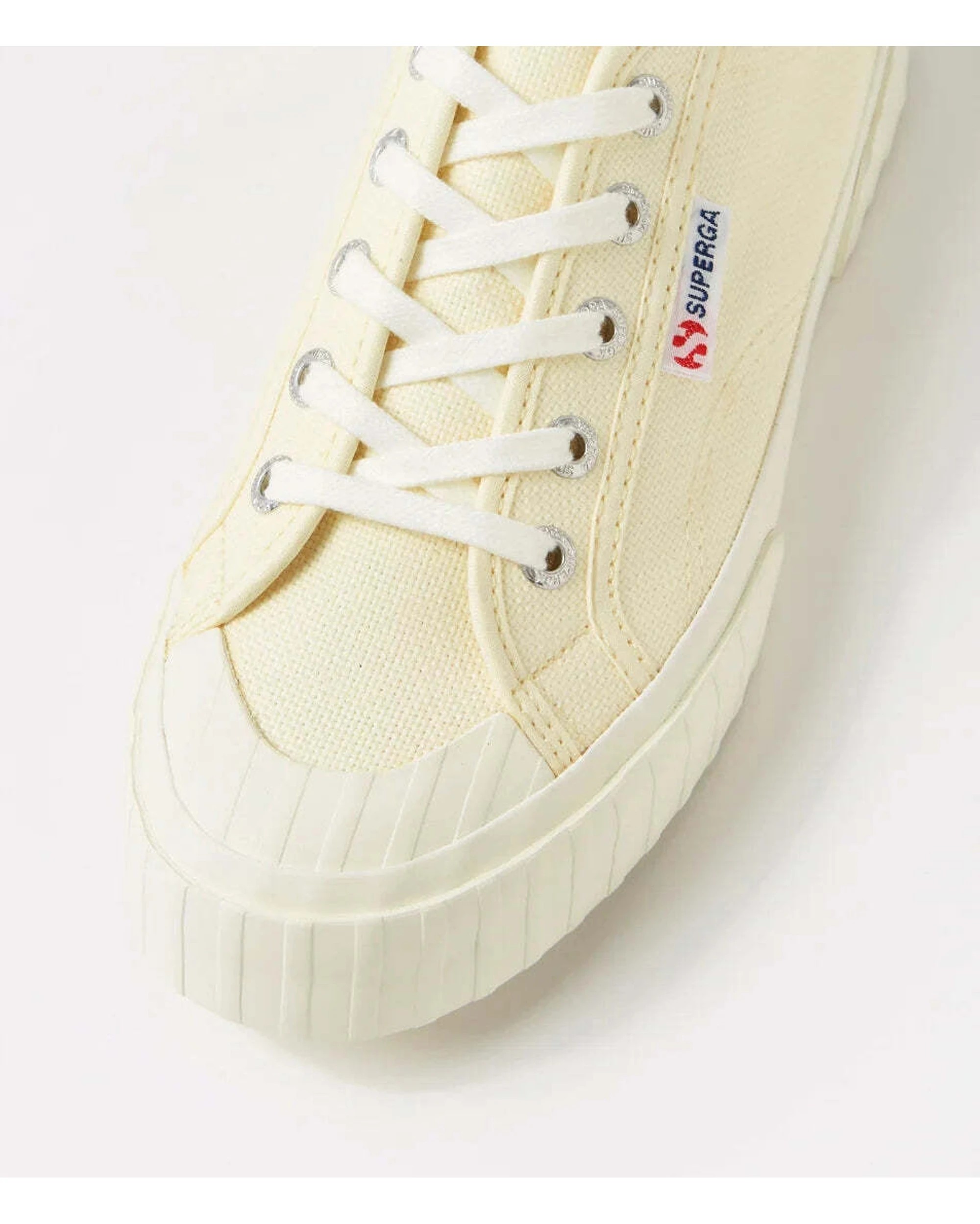 3 Superga 2630 Stripe Canvas Casual Sneakers Lace-Up Shoes - 7.5 - Beige, 3 of 4
