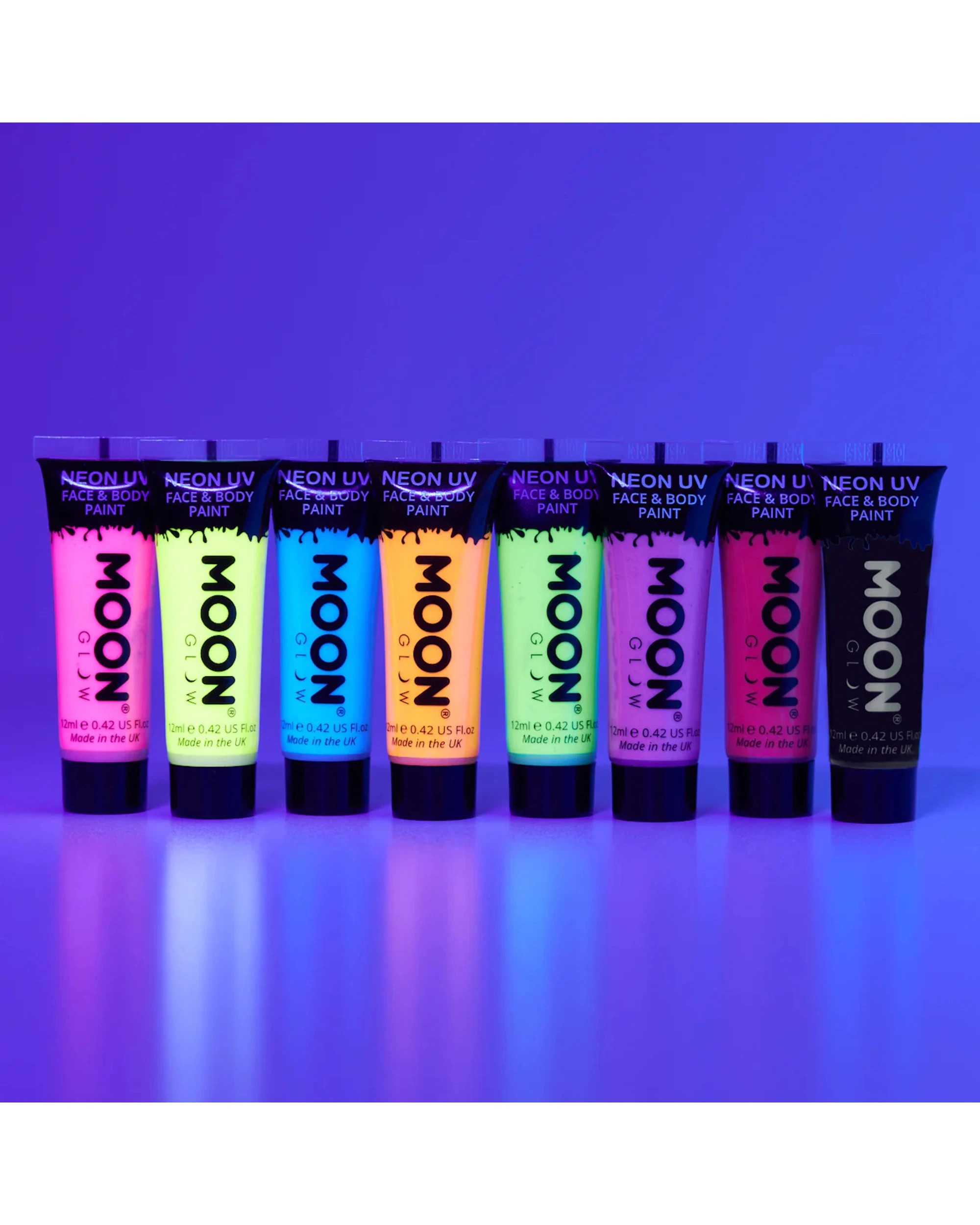 2 Oceana Moon Glow Intense Neon UV Face And Body Paint 12ml - One Size - Pink, 2 of 3