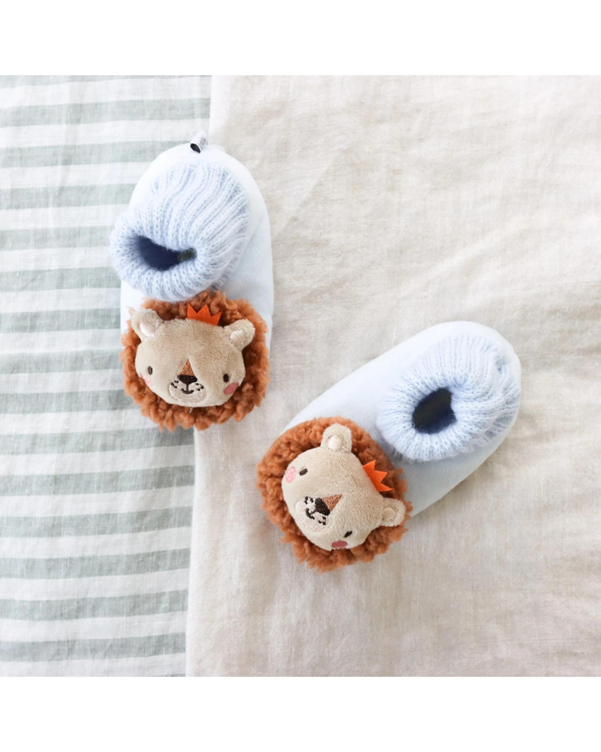 3 Splosh SnuggUps Toddler Animal Lion Slippers Socks Medium - 7 - Multi, 3 of 3