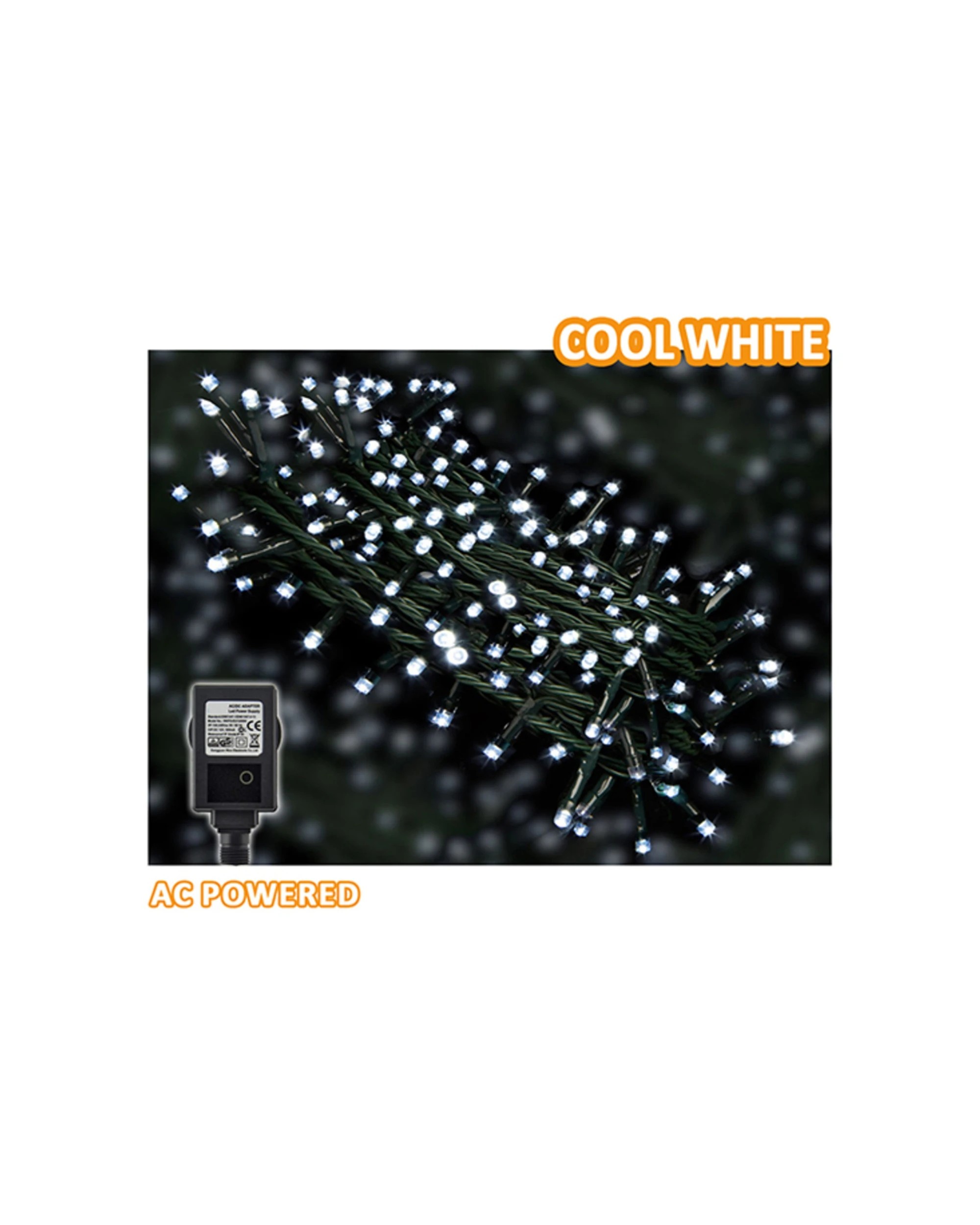 2 Sansai Ac Power Indoor/outdoor 30m 300 Led String Lights Party/christmas White - White, 2 of 3