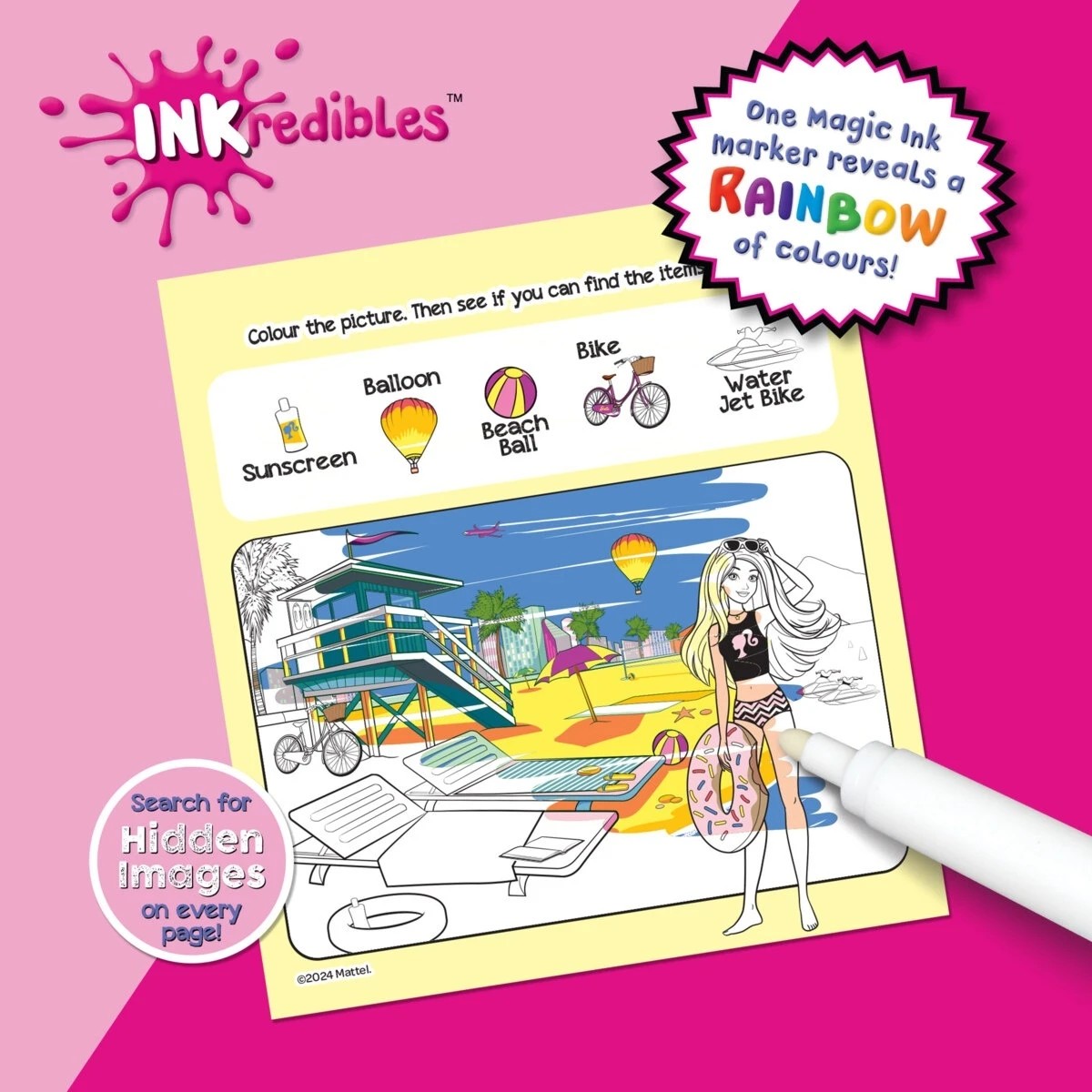 2 INKredibles Barbie Magic Ink Pictures - Book, 2 of 5