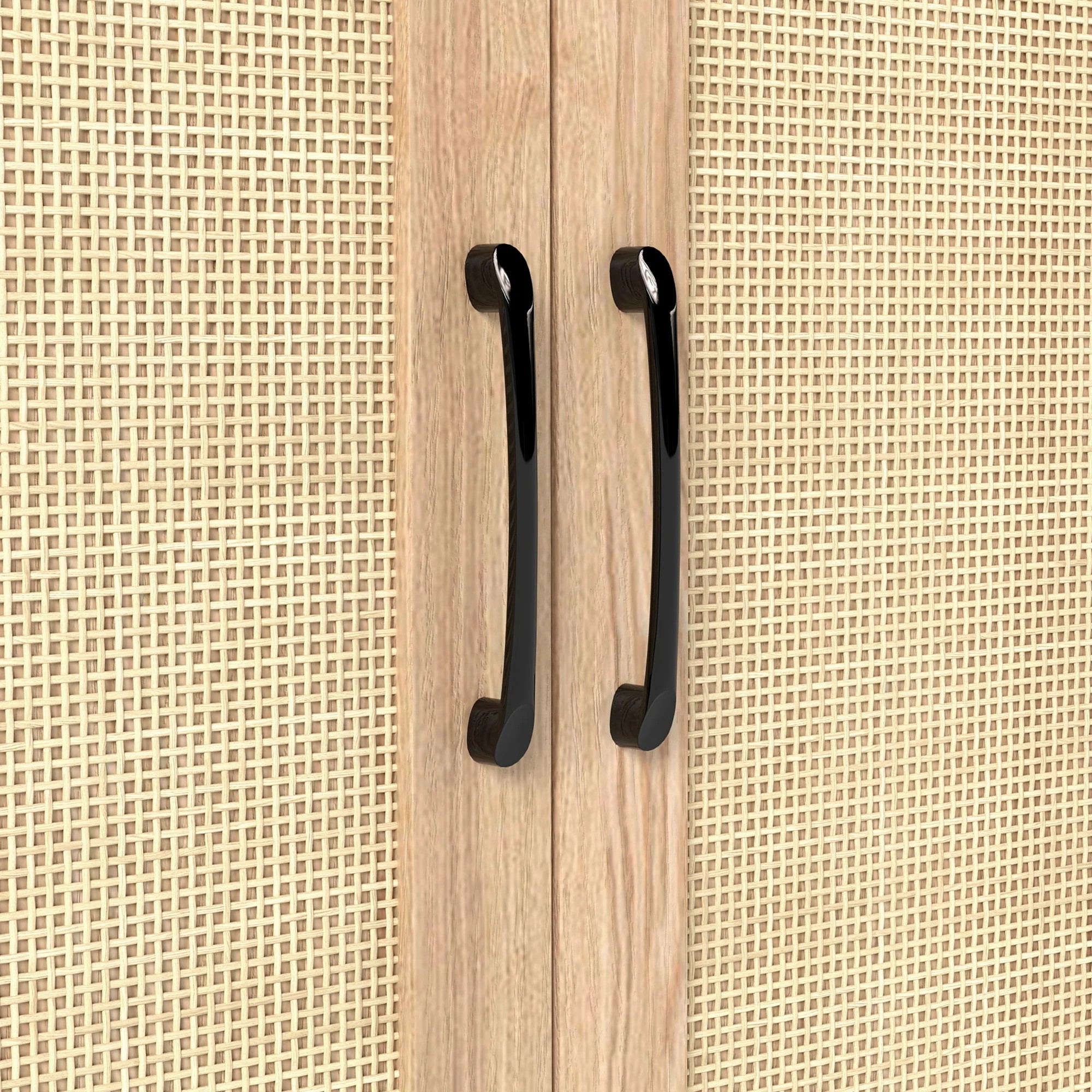 5 Levede 5-Layer Rattan Shoe CabinetsDouble Wooden Doors, 5 of 9