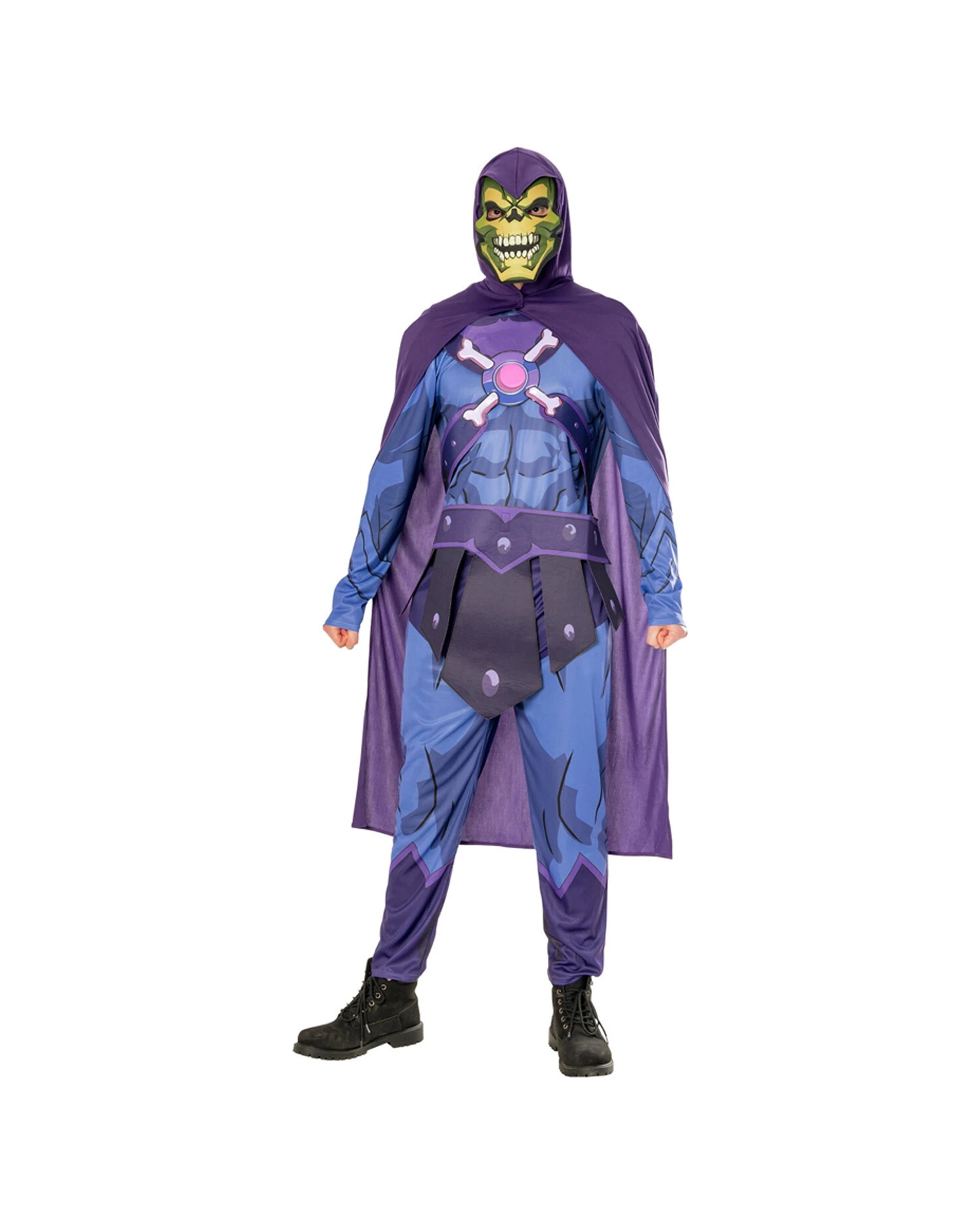 2 Mattel He-man Revelations Skeletor Deluxe Costume Party Dress-up Xl - Cosplay Outfit - Purple, 2 of 4