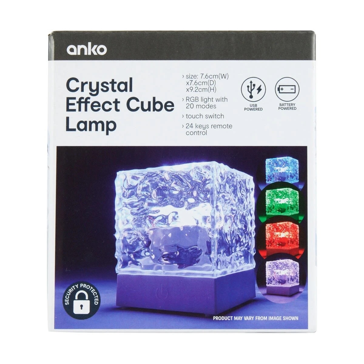 10 Crystal Effect Cube Lamp, 10 of 10
