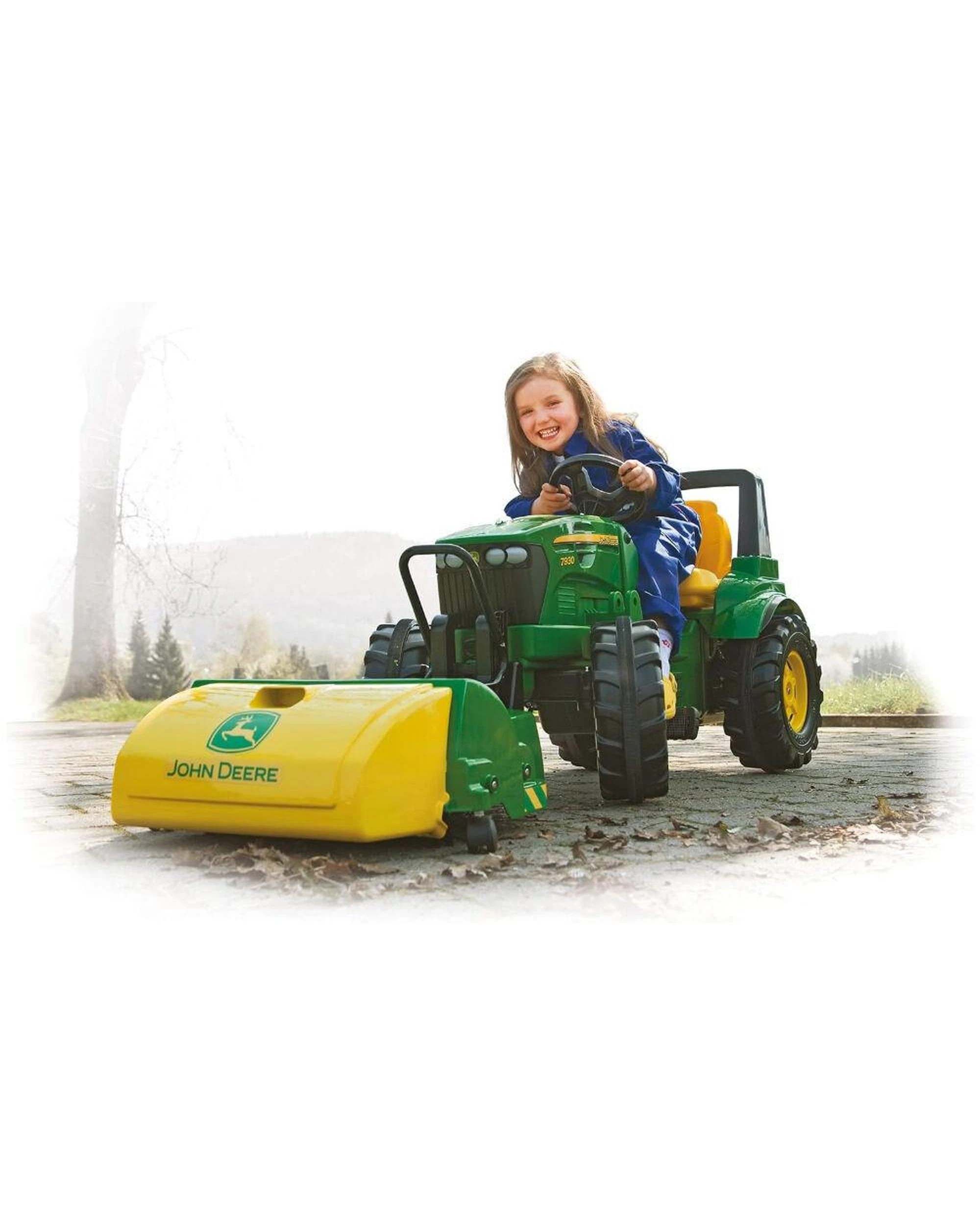 2 John Deere Rolly Sweeper Fits Pedal Tractors with Front Tow Bar Ages 310y, 2 of 3