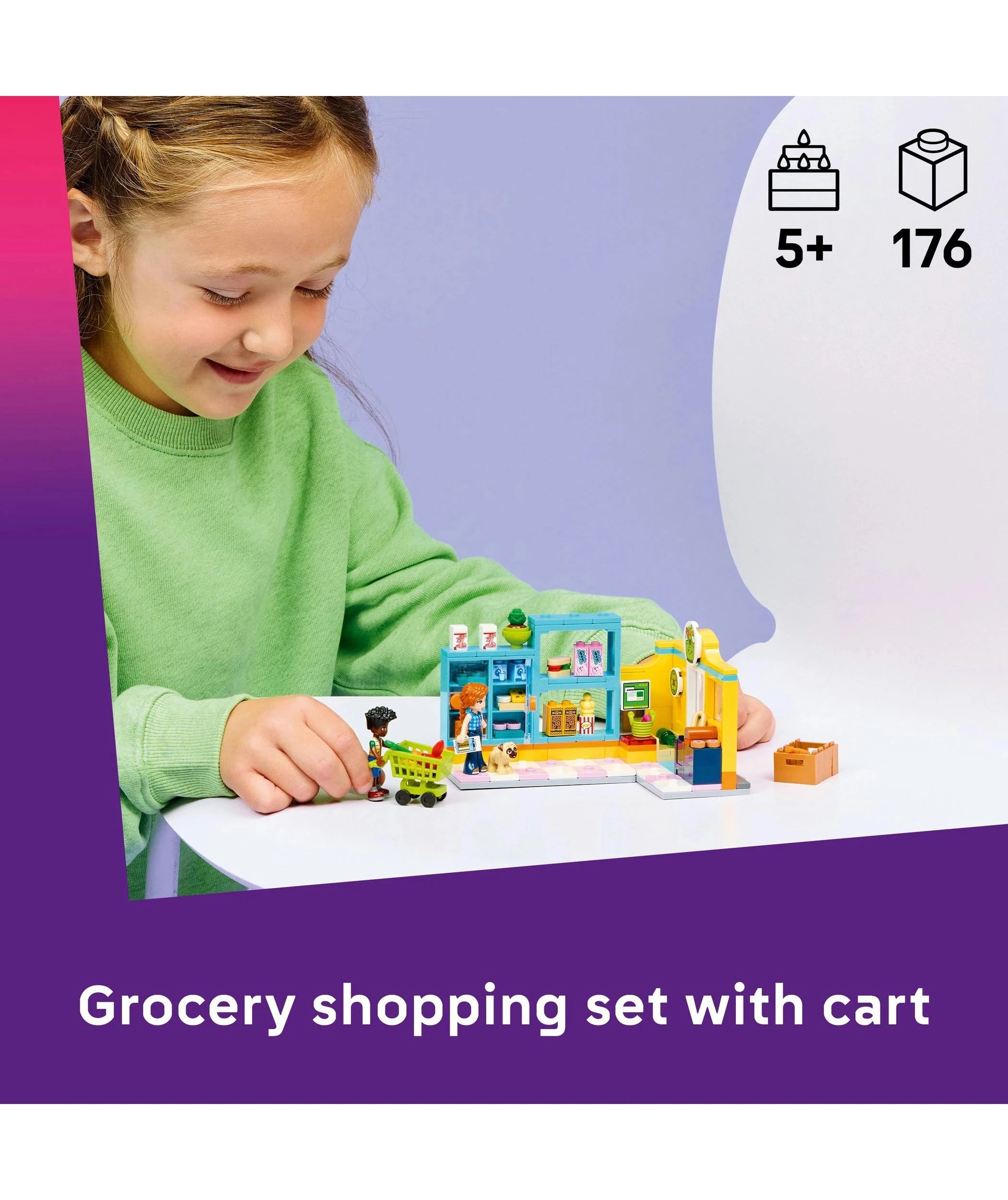 3 LEGO® Friends Heartlake City Mini Supermarket 42680 - Multi, 3 of 10