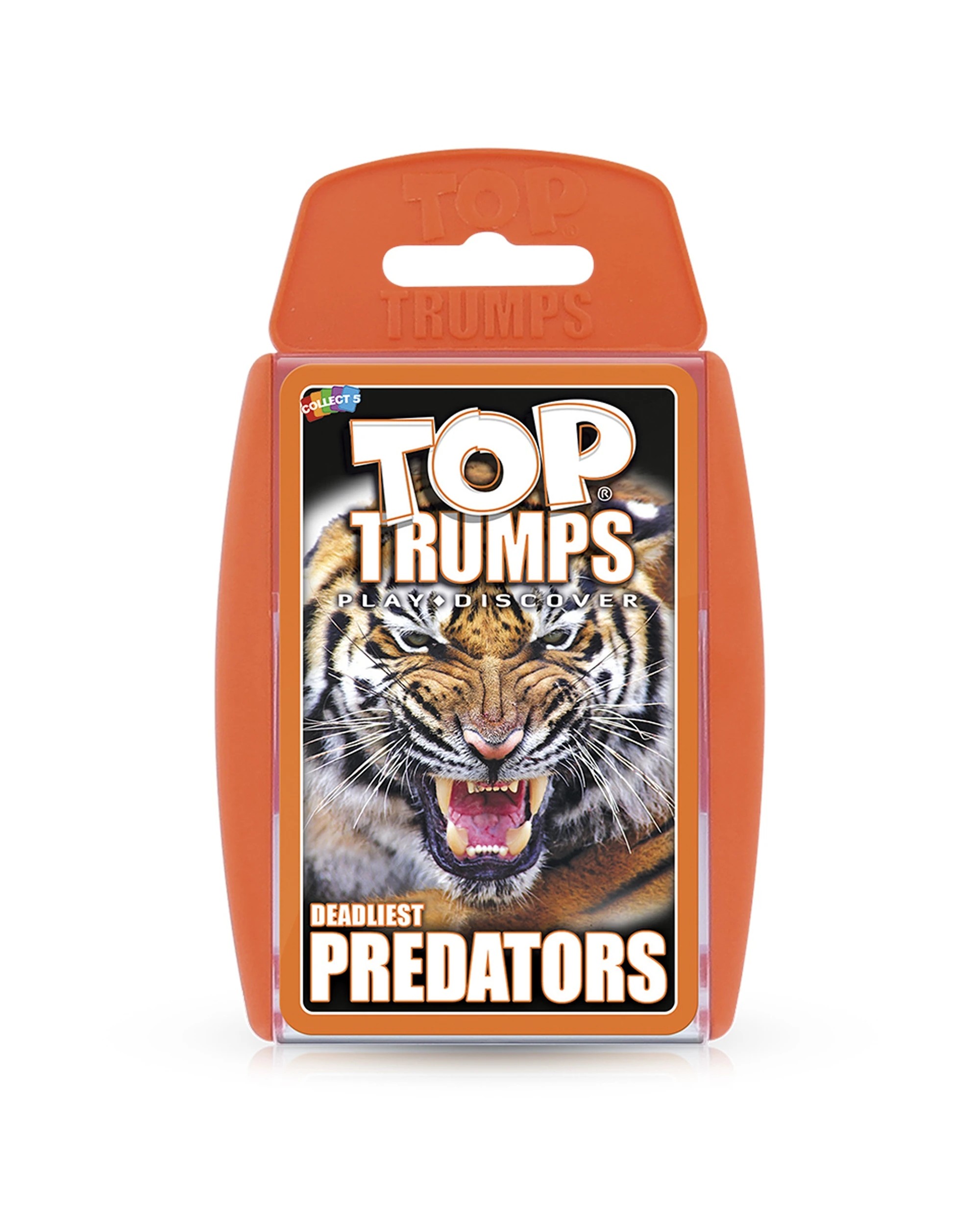 1 Top Trumps Deadliest Predators 14cm Card Game Kids Toy - Multi, 1 of 5