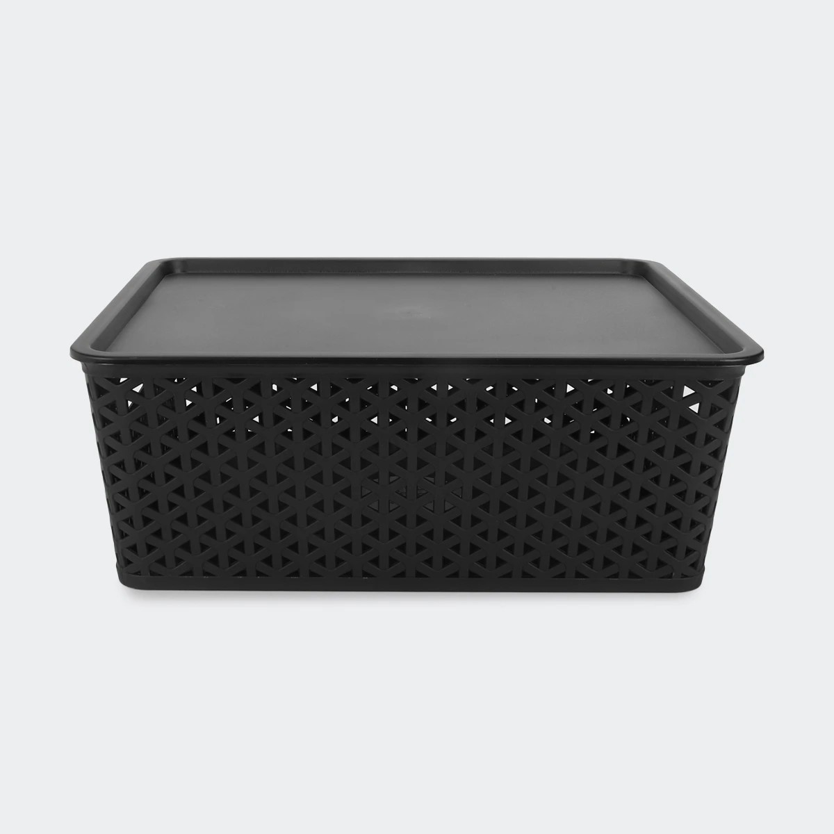 3 Storage Container with Lid Medium - Black, 3 of 7