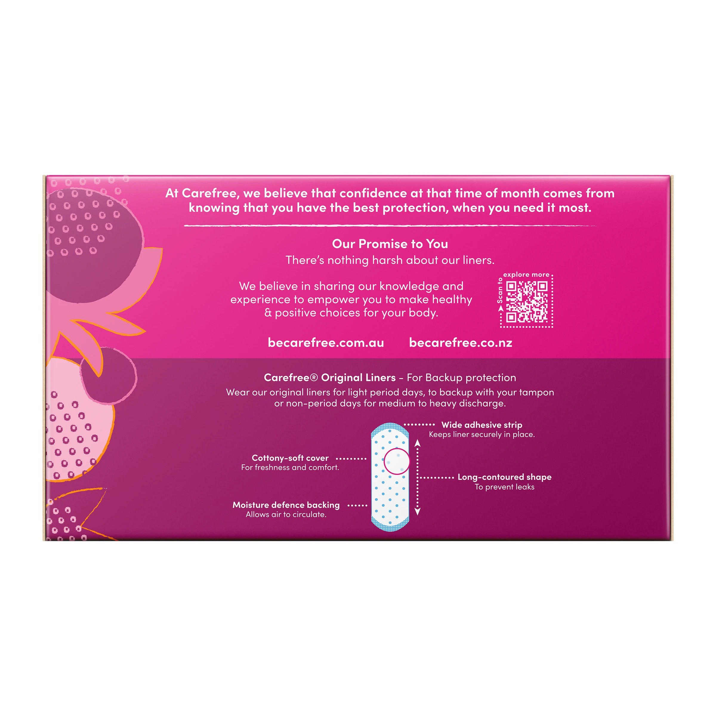 2 30 Pack Carefree Original Long Unscented Liners, 2 of 7