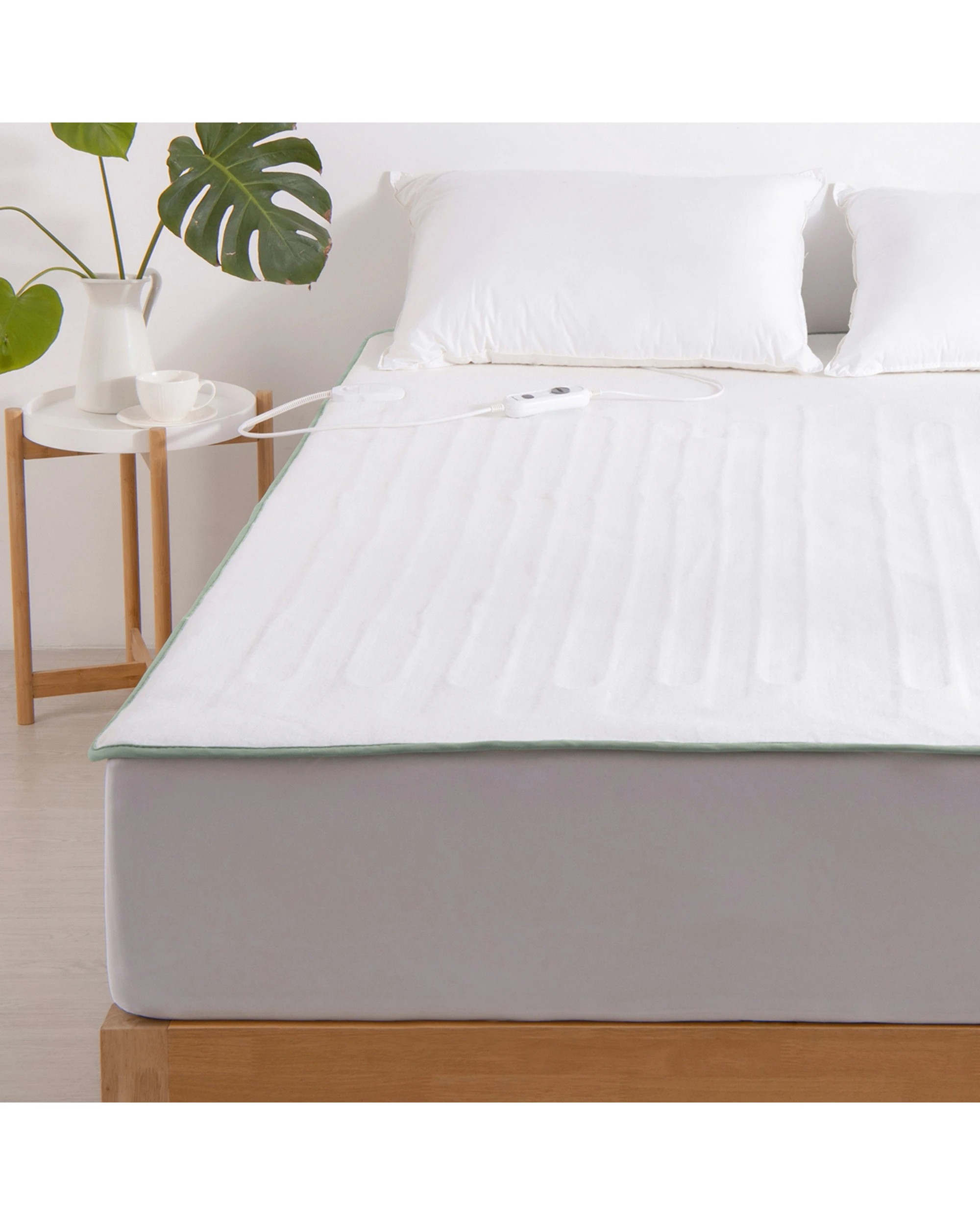 1 Dreamaker Classic Allergy Sensitive Antimicrobial Electric Blanket - Single Bed - White, 1 of 7