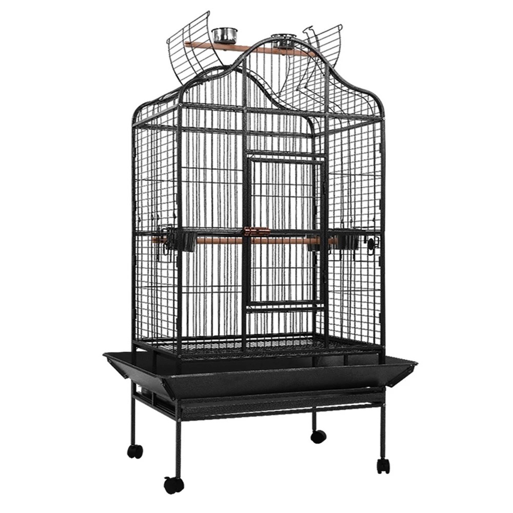 1 i.Pet Bird Cage 168cm Large Aviary - Black, 1 of 6